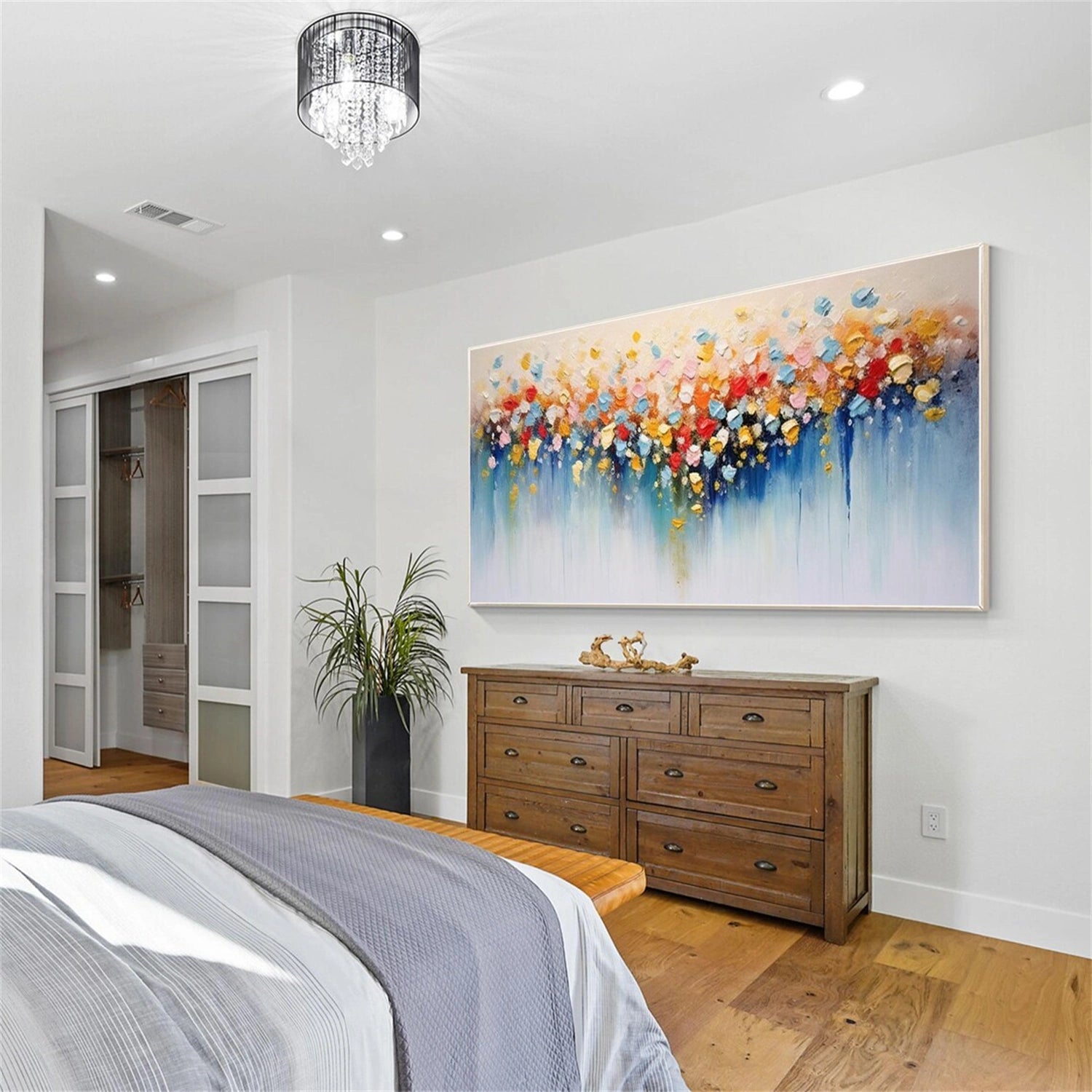 Colorful Abstract Painting Canvas #AP079