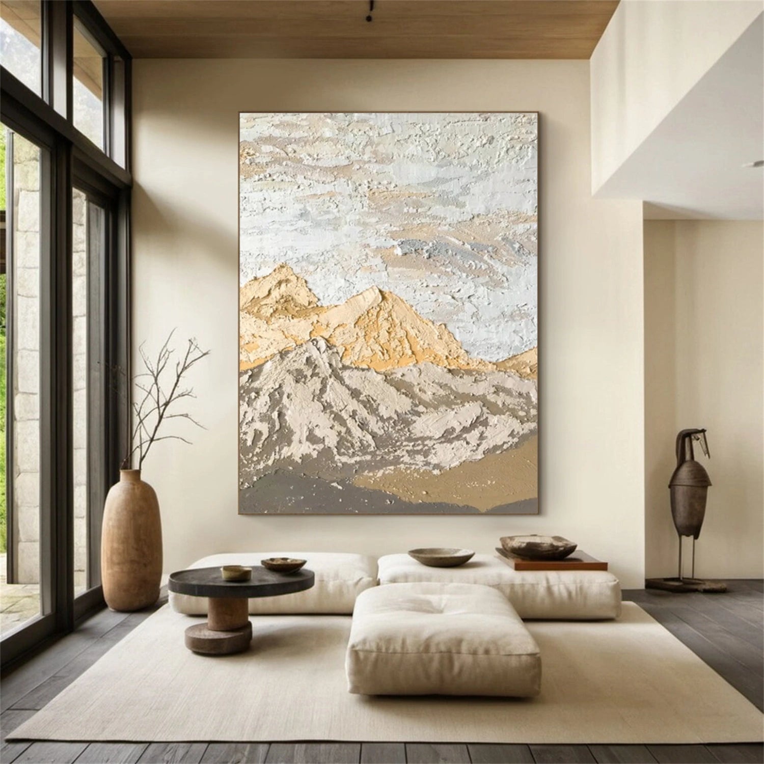 Mountain Textured Abstract Painting #MT005