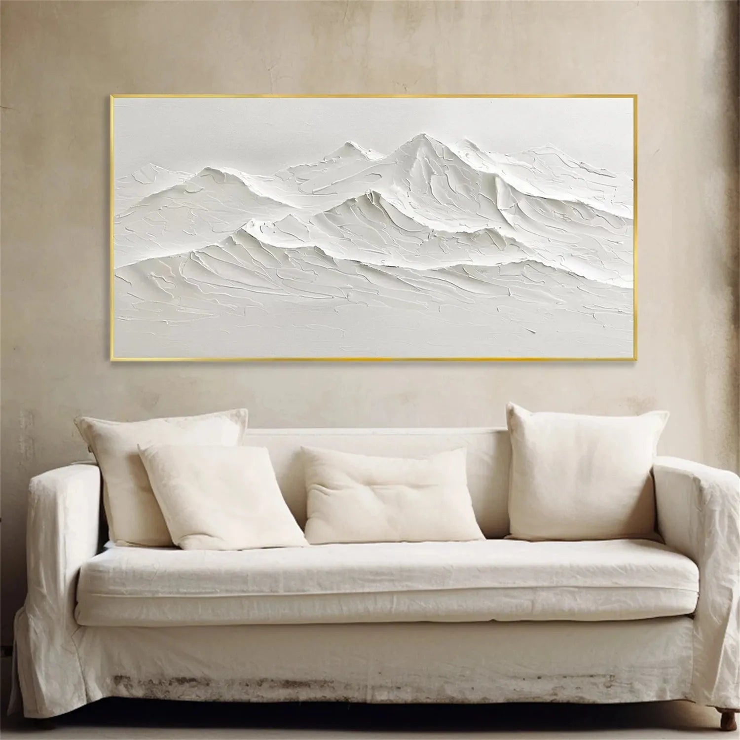 Mountain Textured Canvas Art #MO004