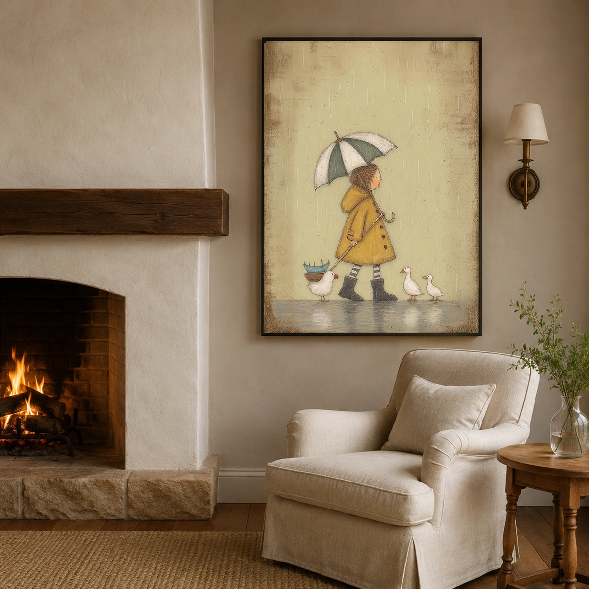 Abstract Portrait Canvas Art #AE164