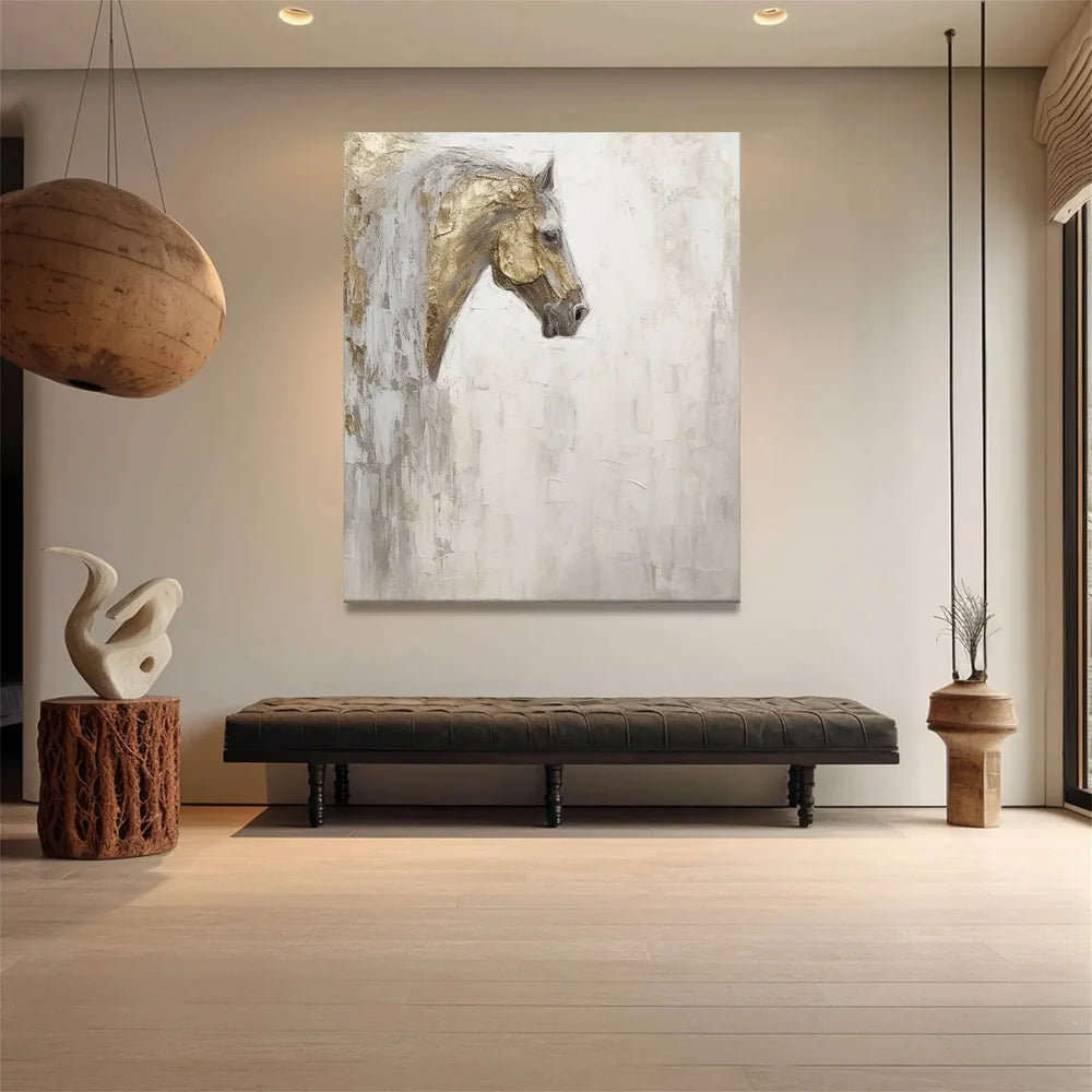 Animal Textured Canvas Art Painting #AC017