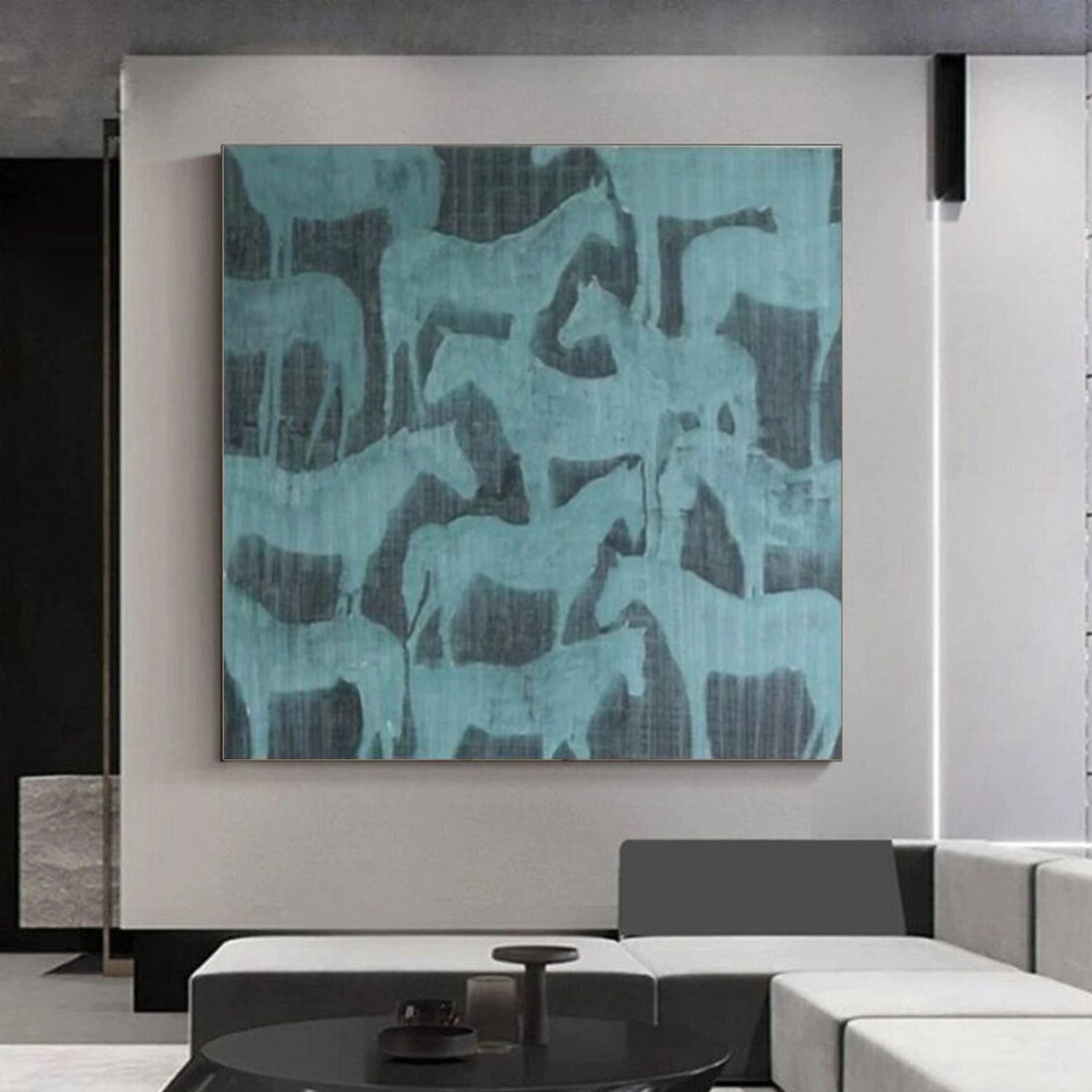 Abstract Animal Horse Wall Art #AC066