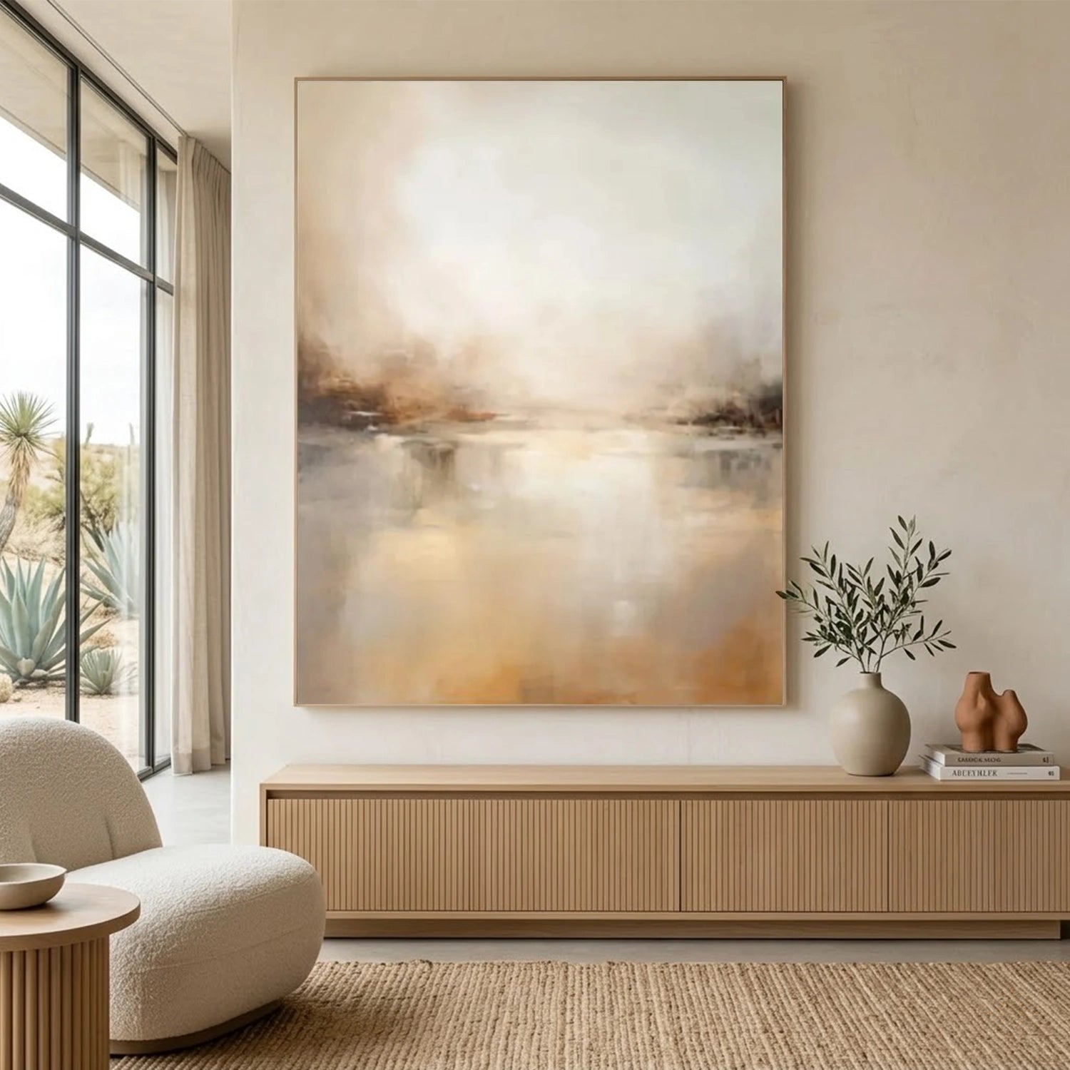 Abstract Canvas Wall Art #AP385