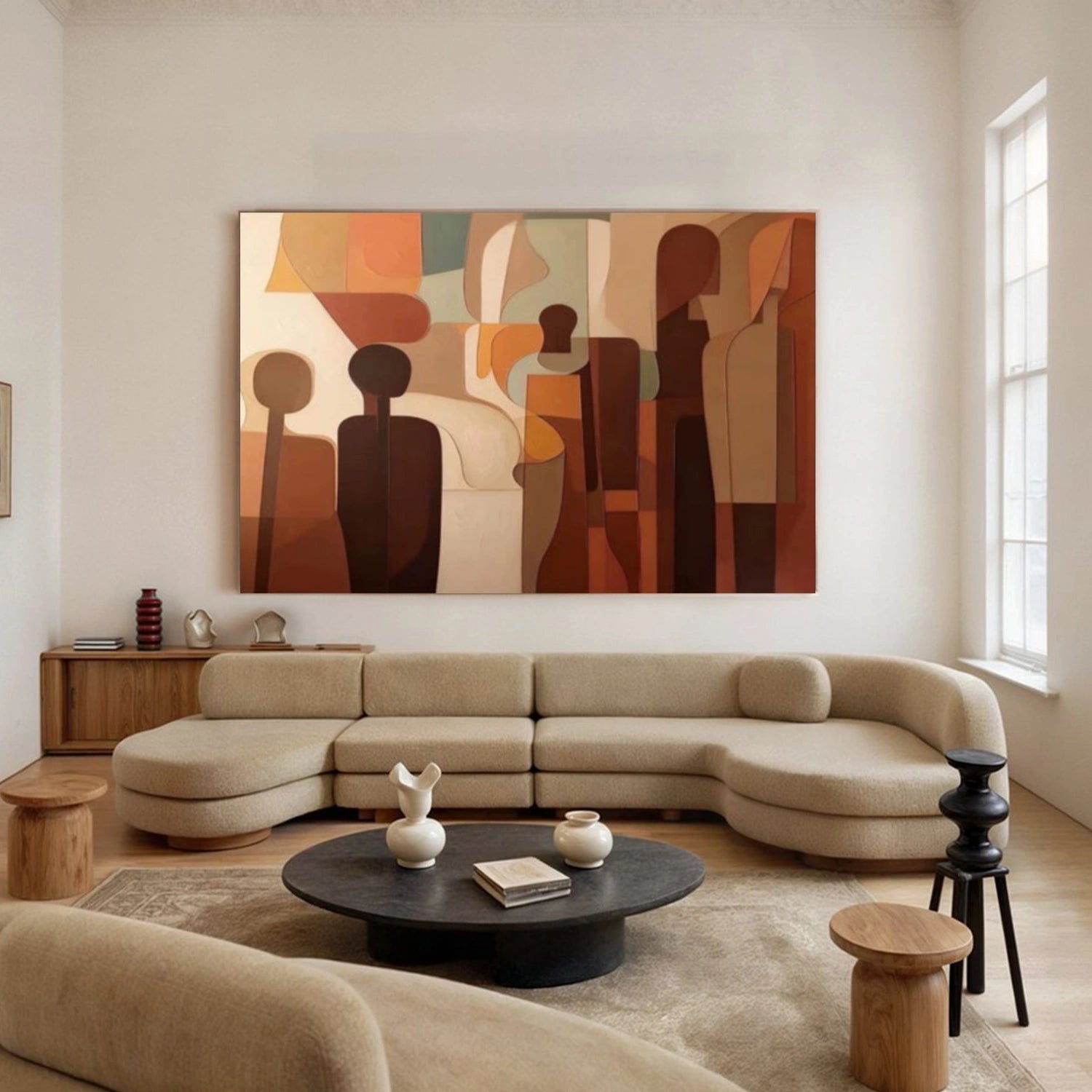 Abstract Textured Wall Art #AT145