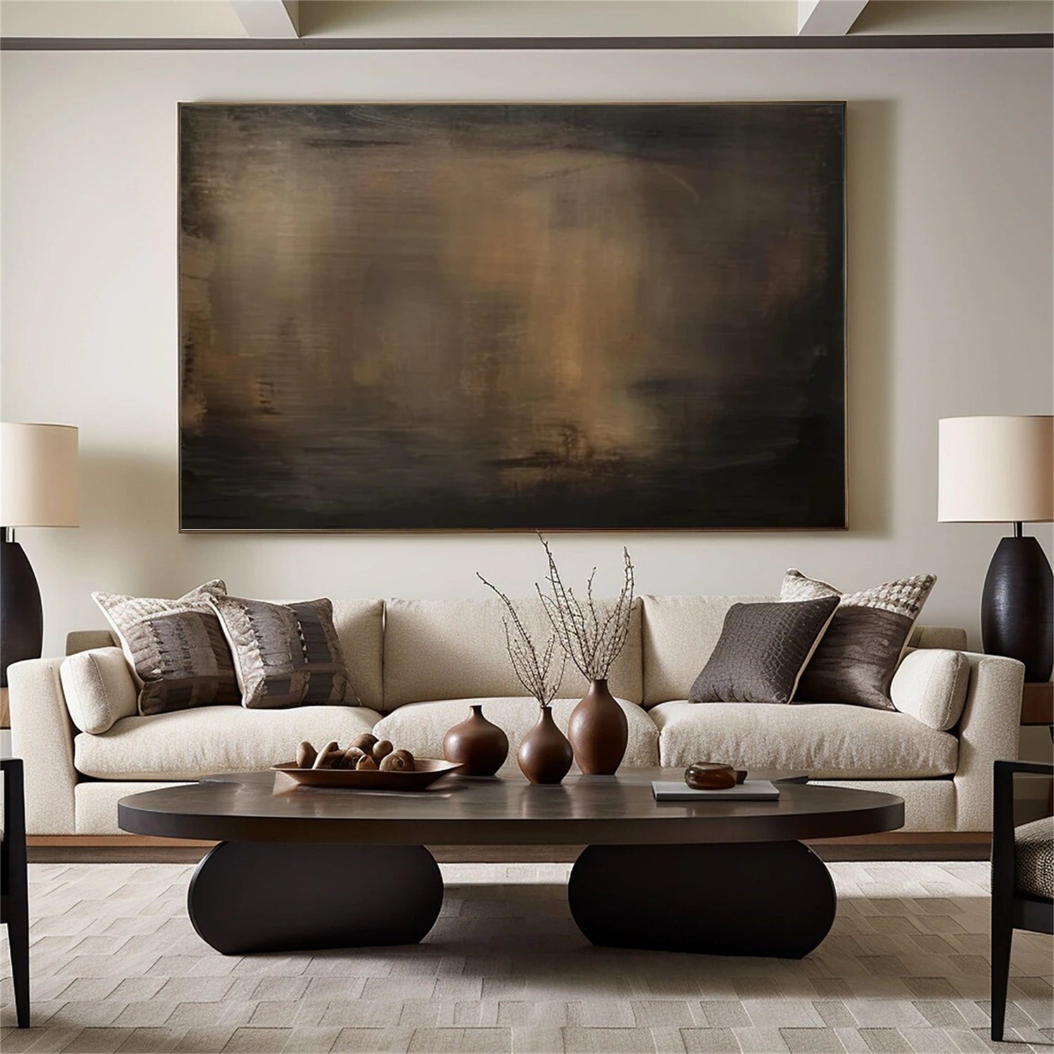 Abstract Canvas Wall Art #AP293