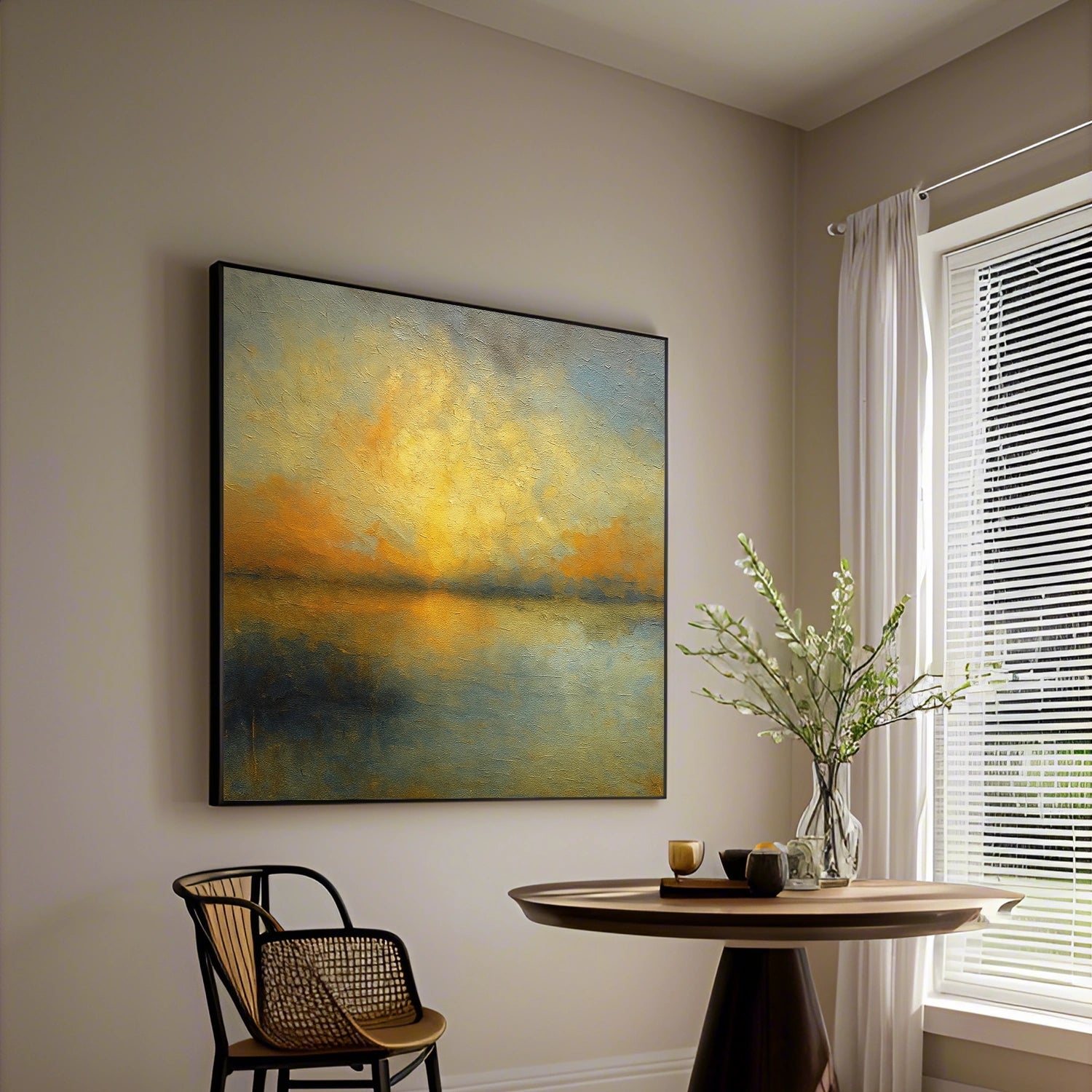 Abstract Canvas Wall Art #AP229