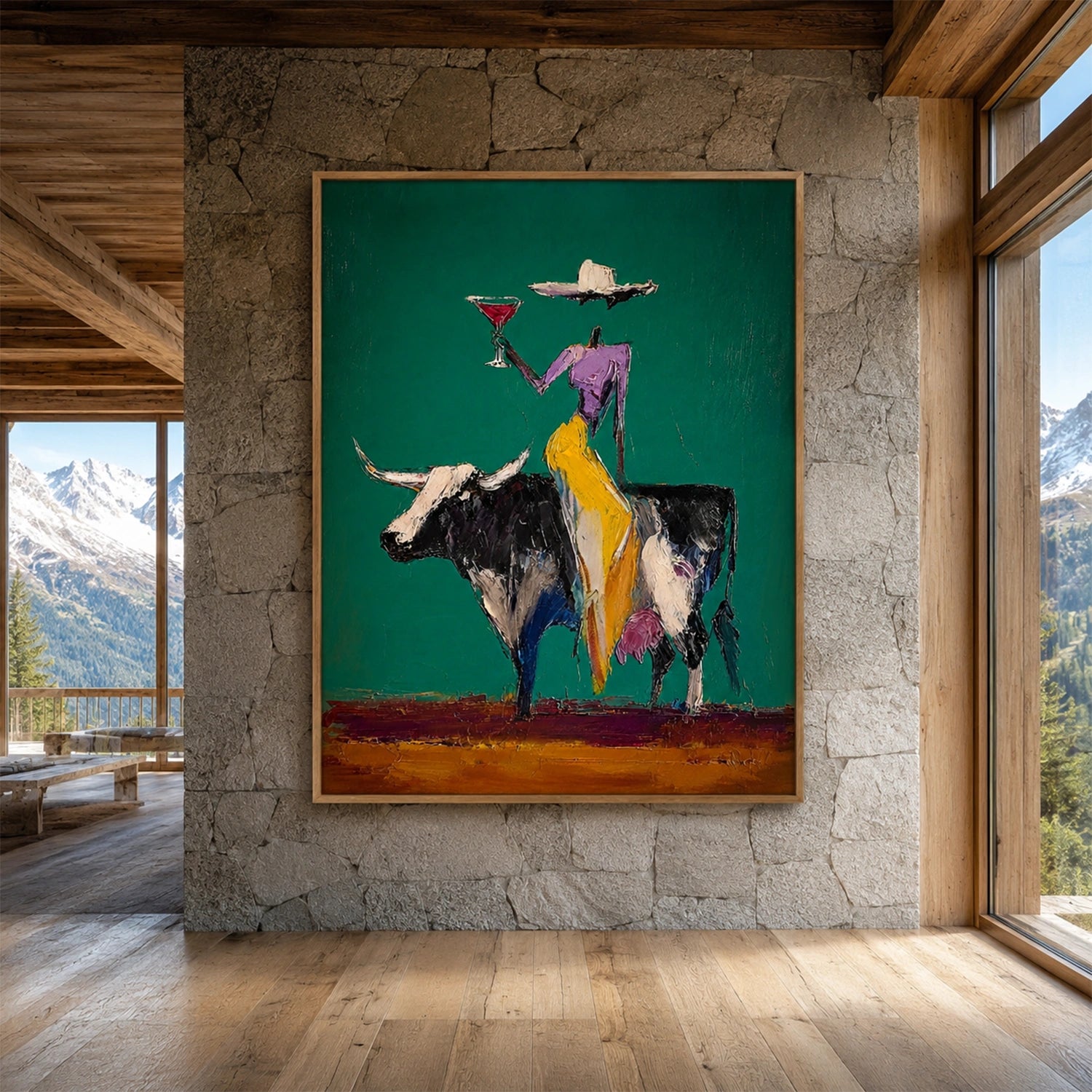 American Western Cowboy Art #VT213