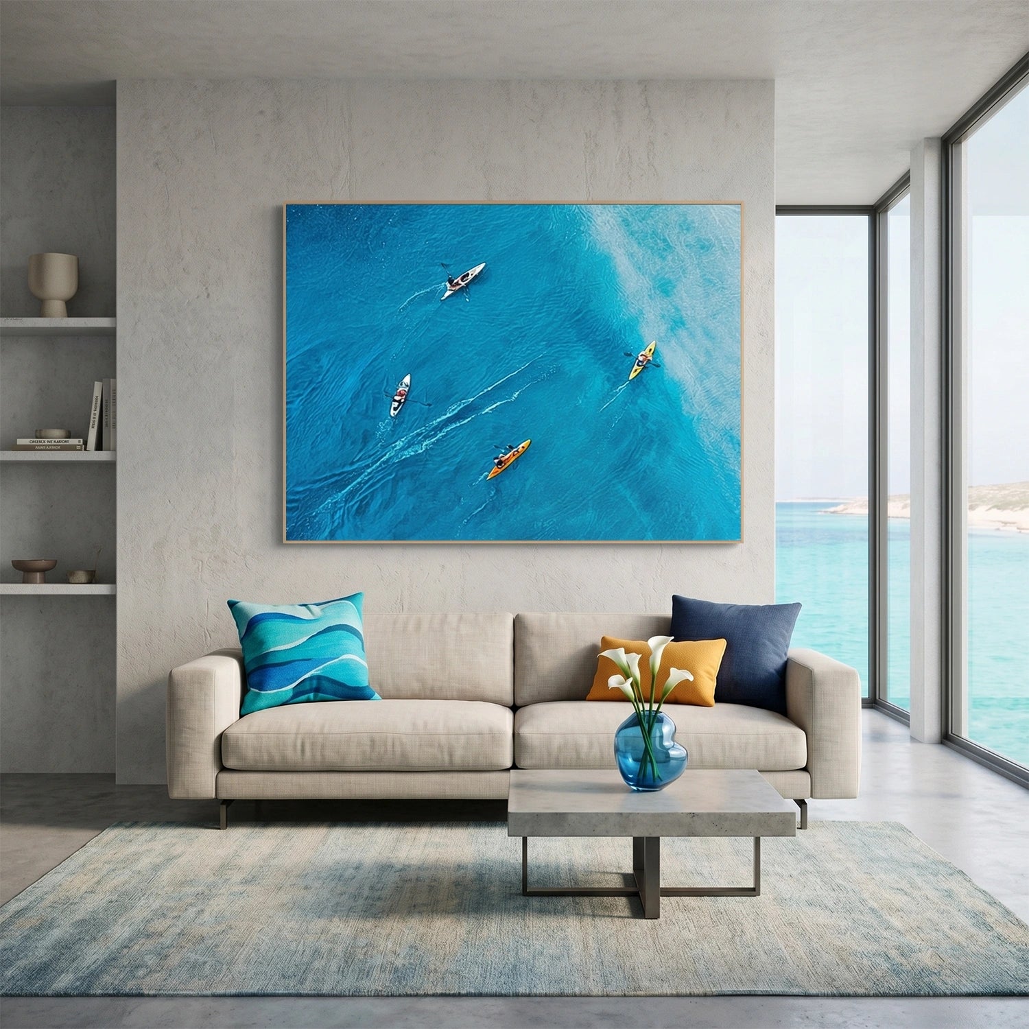 Surfing Sport Textured Wall Art #MS126