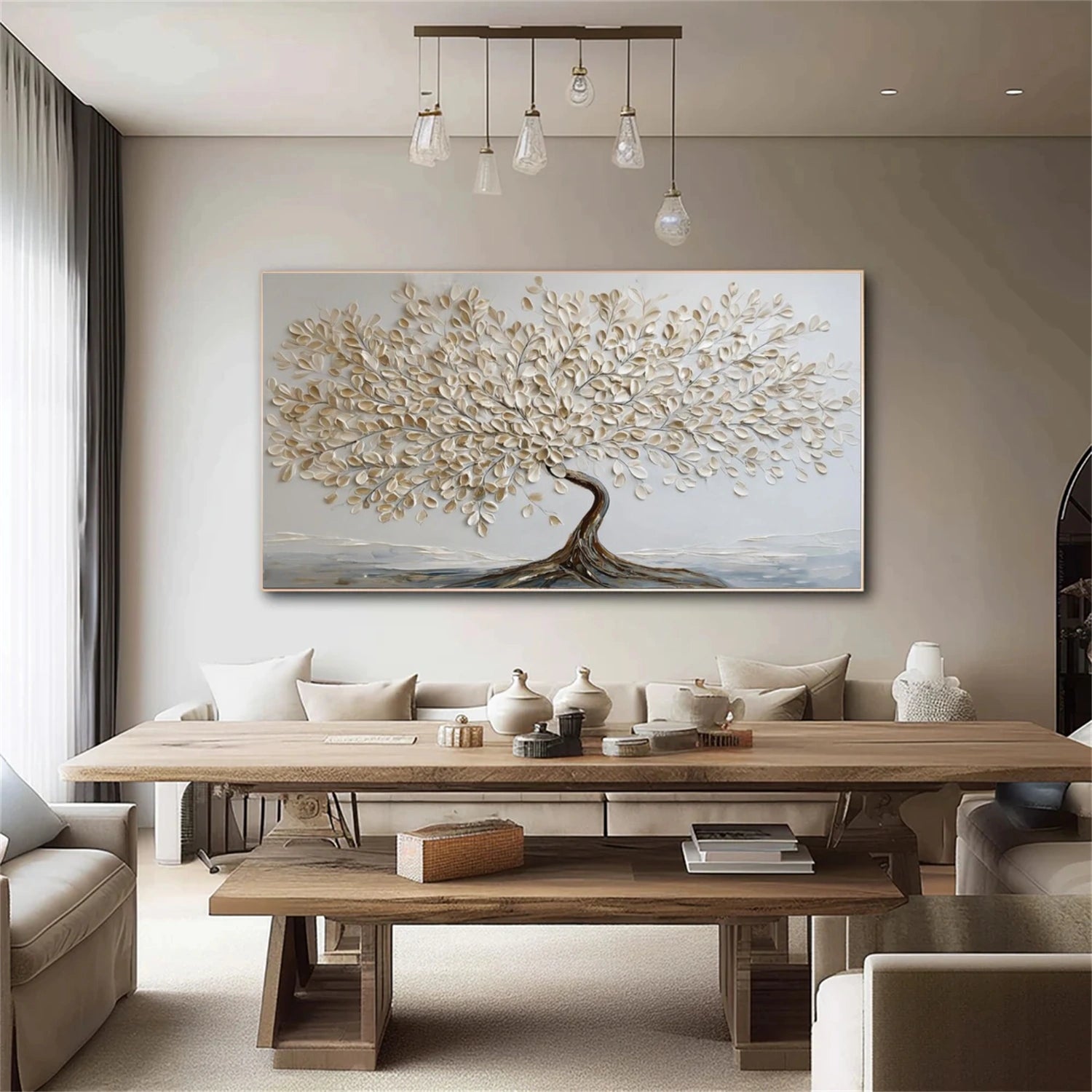Tree Abstract Textured Wall Art #TP069