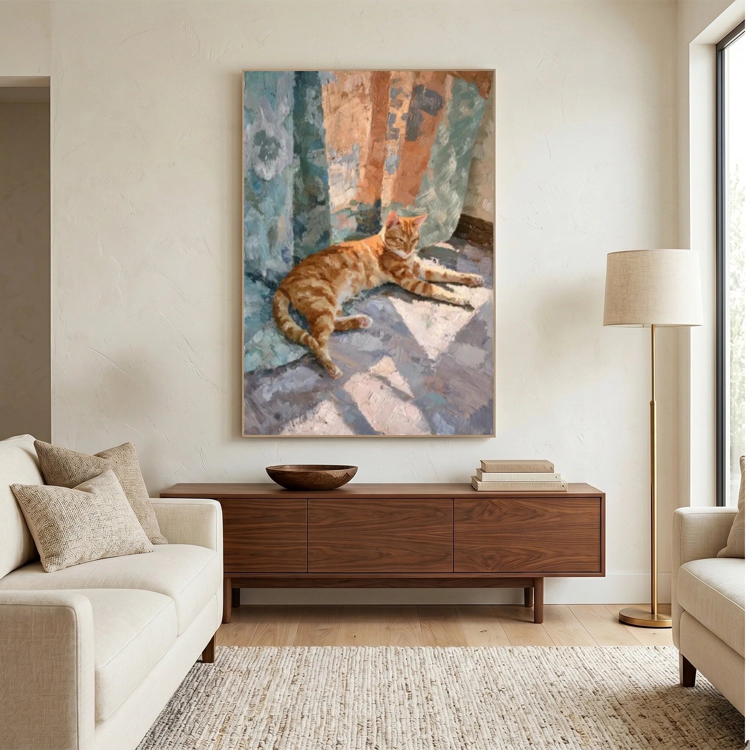 Abstract Animal Cat Wall Art #AC120