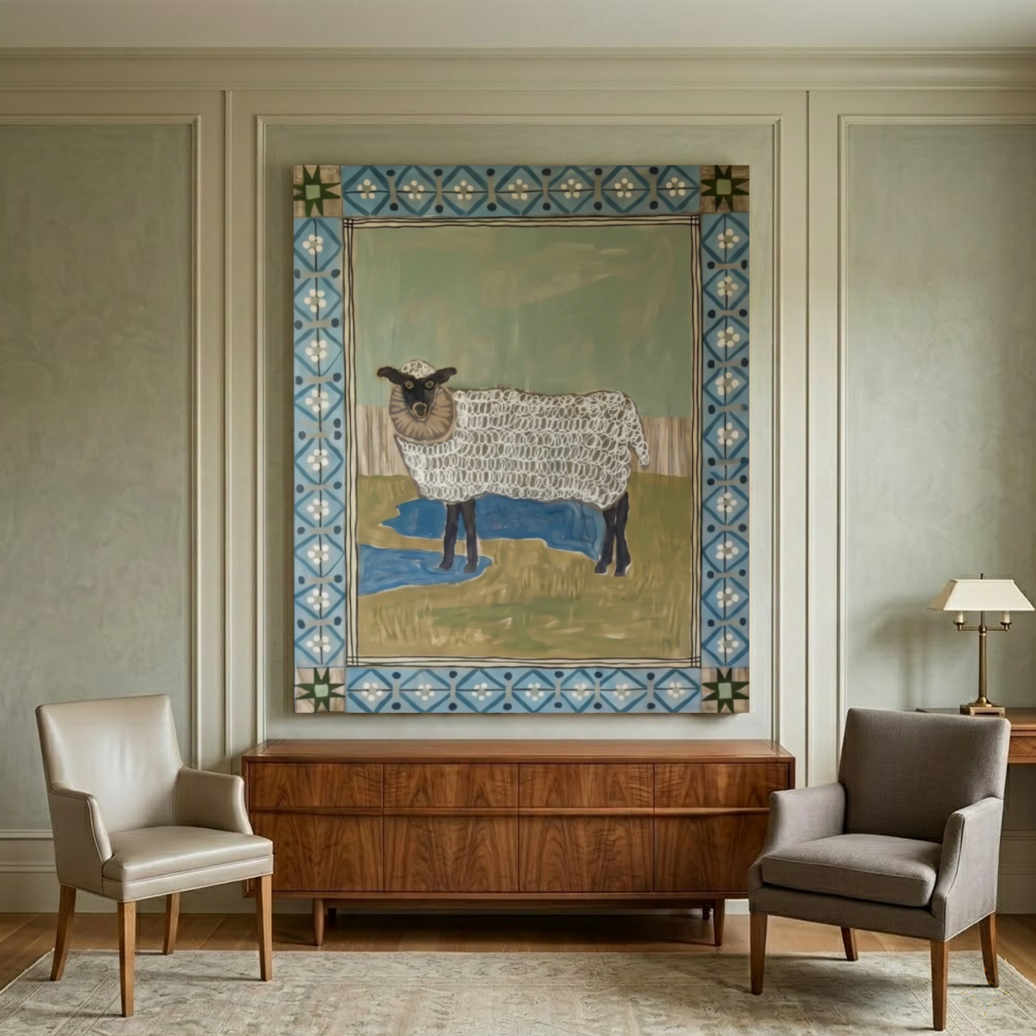 Vintage Americana Art #VT044