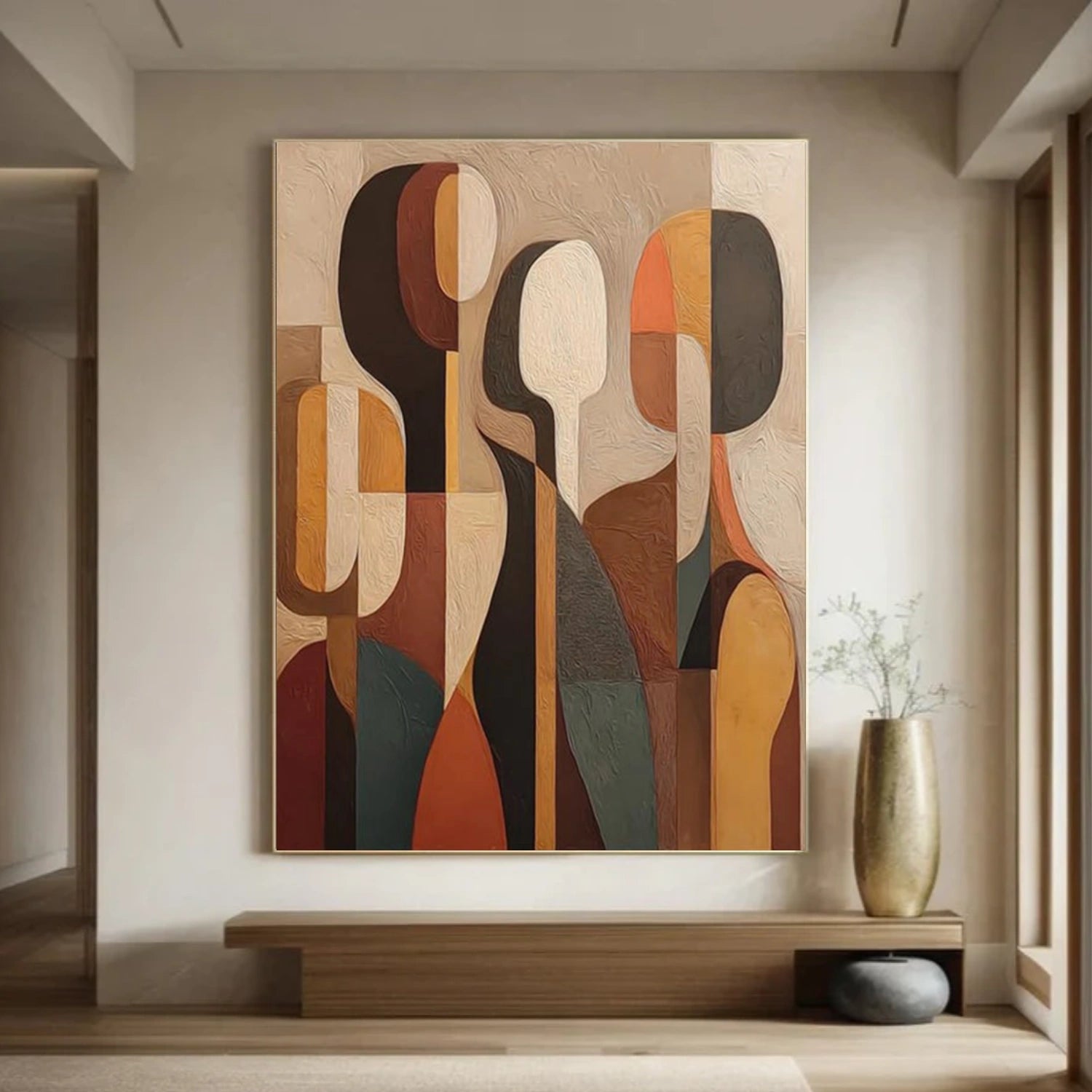 Abstract Textured Wall Art #AT147