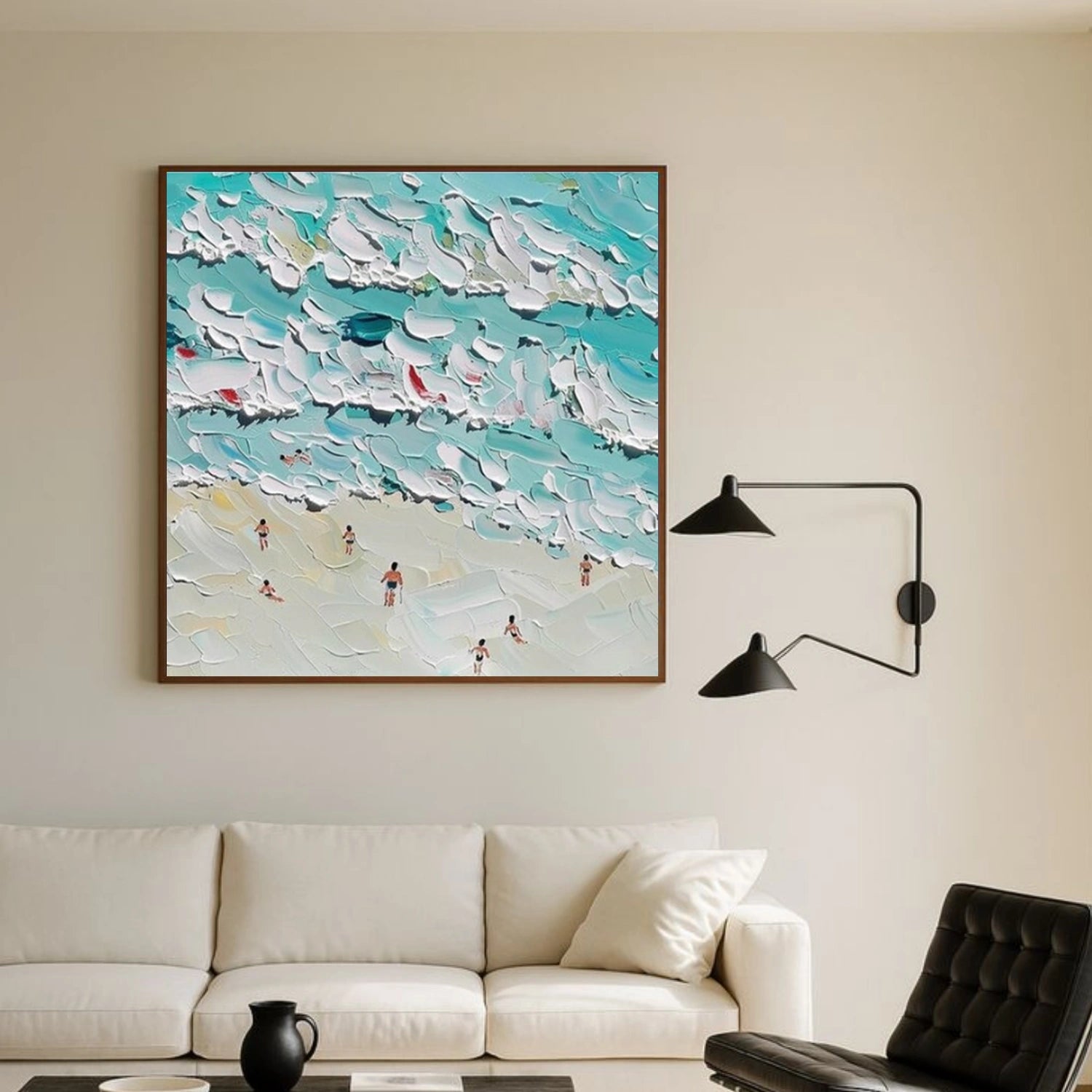 Swimming Sport Textured Wall Art #MS101