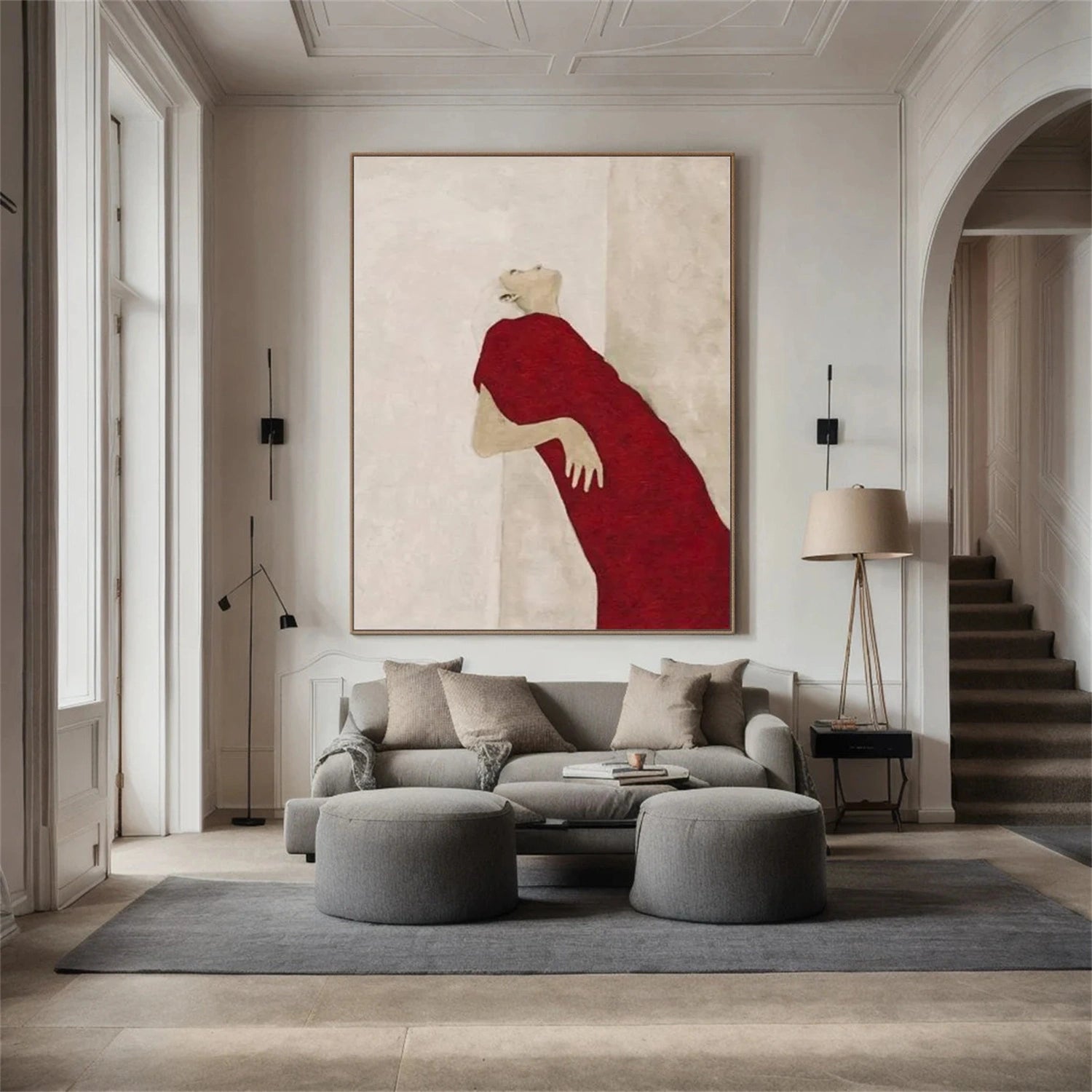 Abstract People Canvas Art #AE031