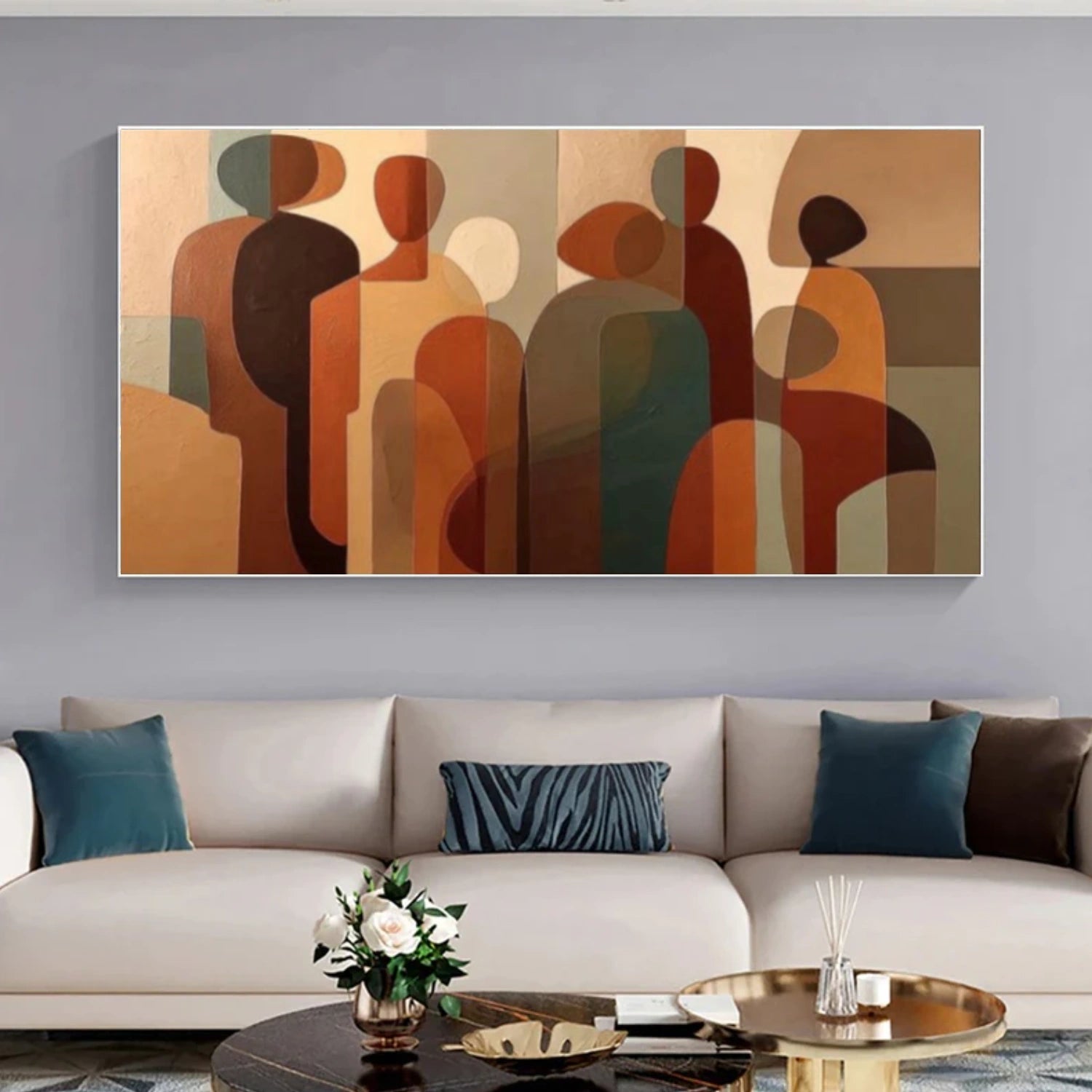 Abstract Textured Wall Art #AT146