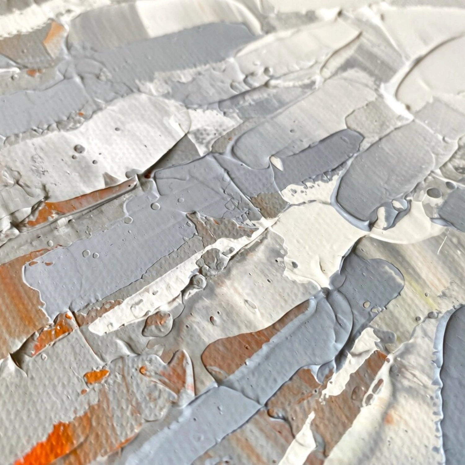 Colorful Abstract Textured Painting Canvas #AT089