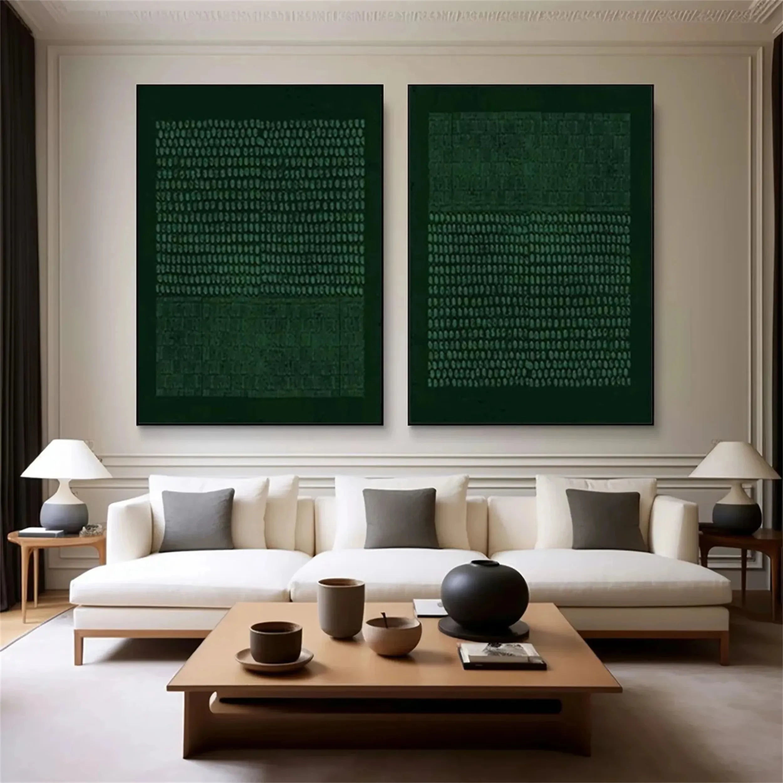 Wabi Sabi Texture Canvas Art Set of 2 #WS015