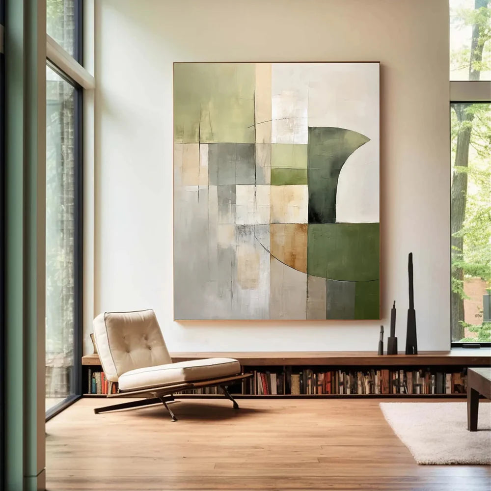 Colorful Abstract Painting Canvas #AP114