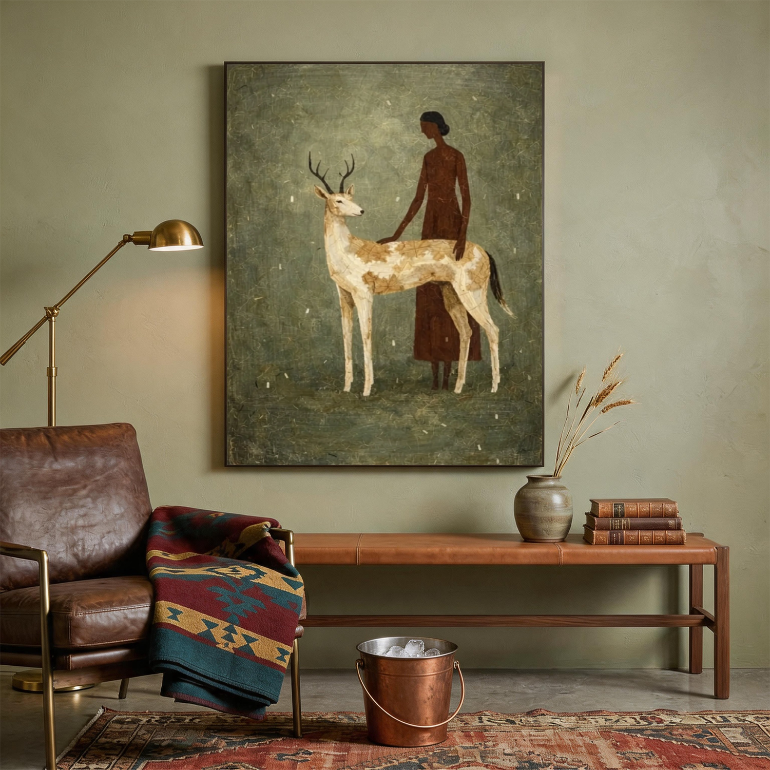 Vintage Americana Art #VT046