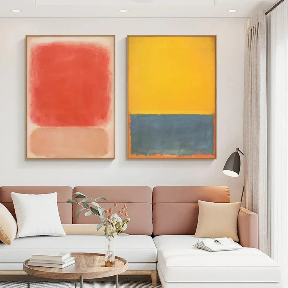 Abstract Painting Canvas Set of 2 #AP116