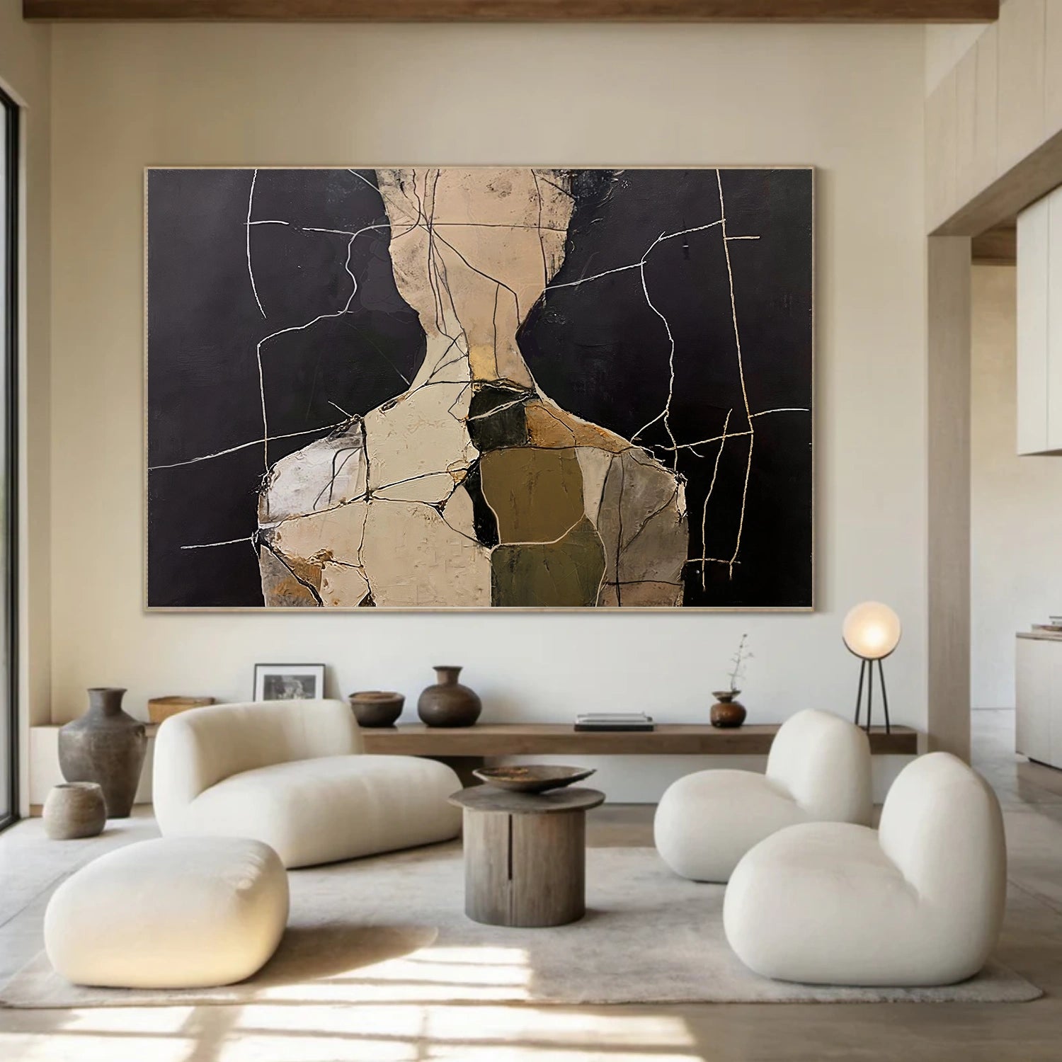 Abstract Portrait Canvas Art #AE117
