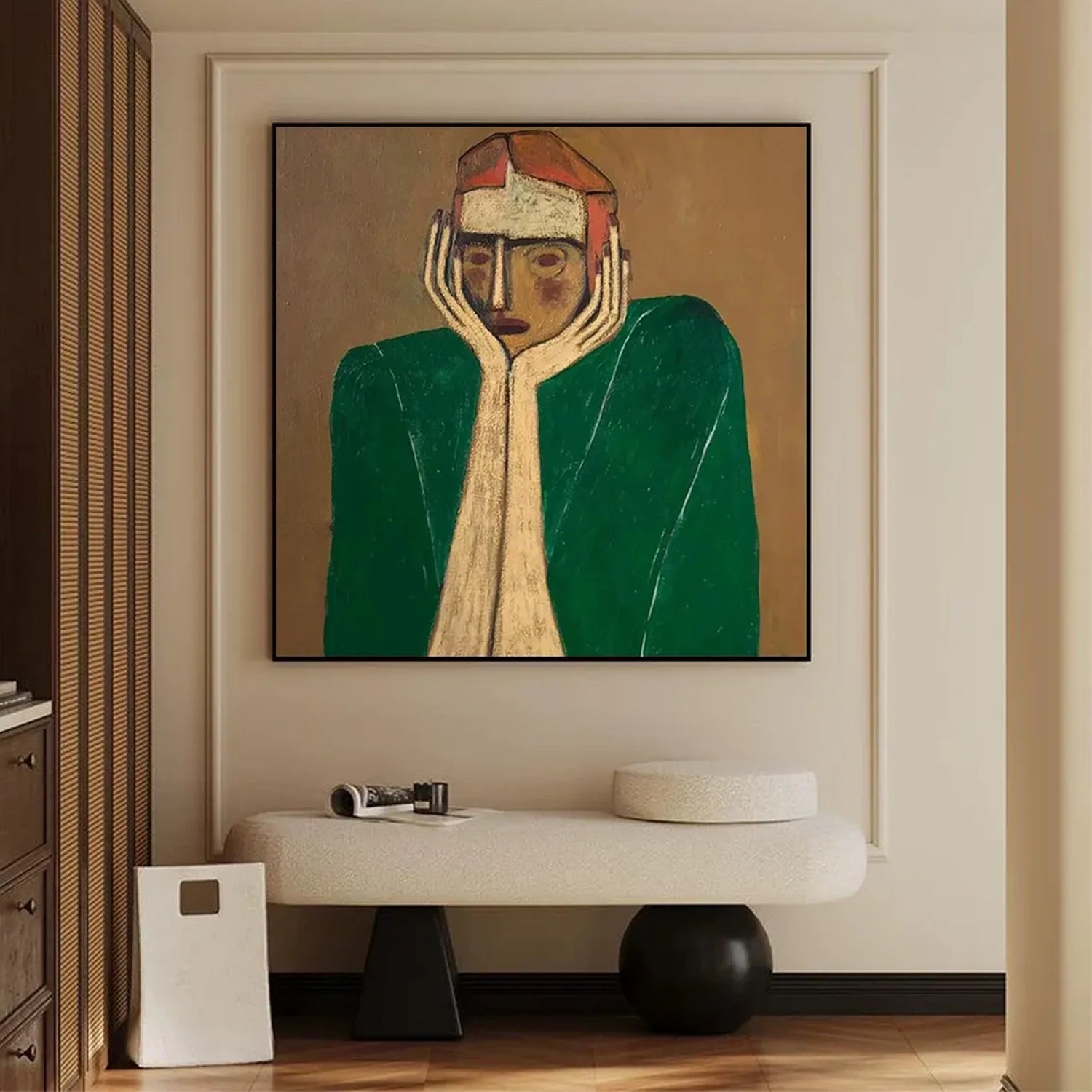 Abstract People Canvas Art #AE040