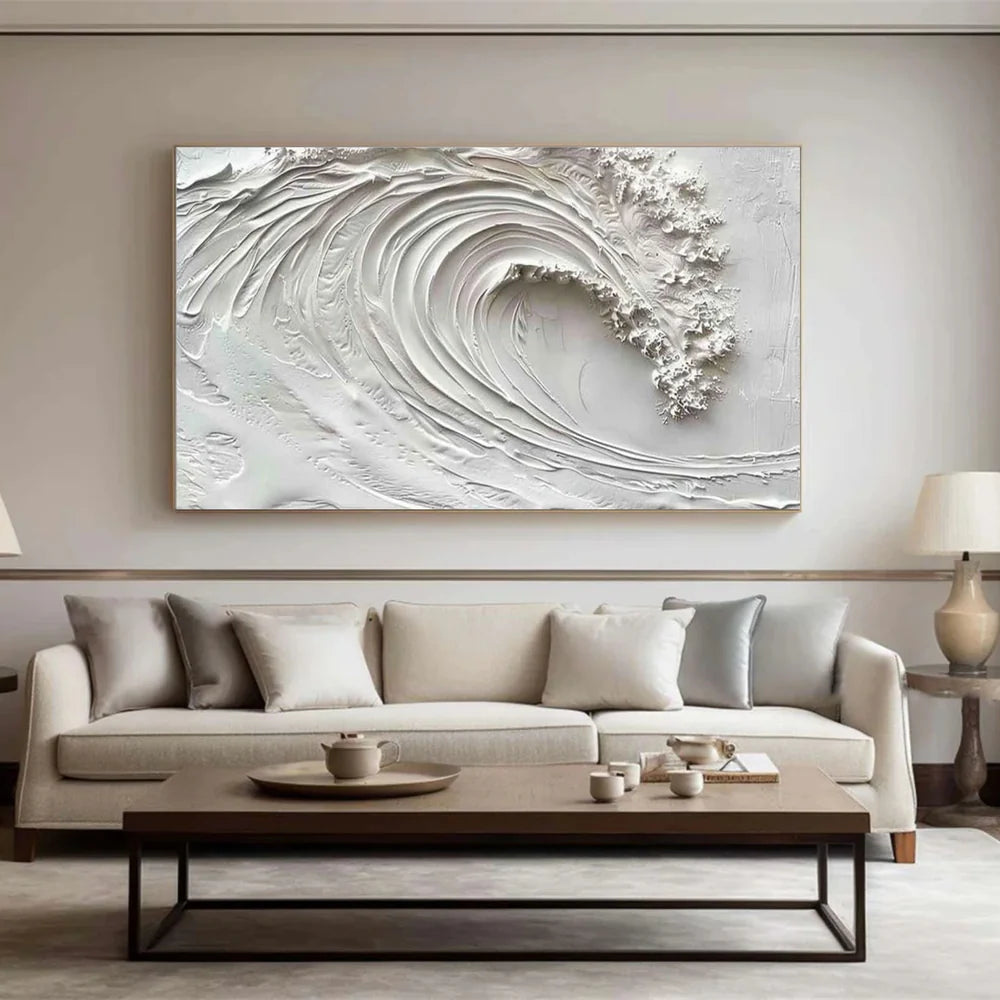 Ocean And Sky Textured Painting Canvas #OS040