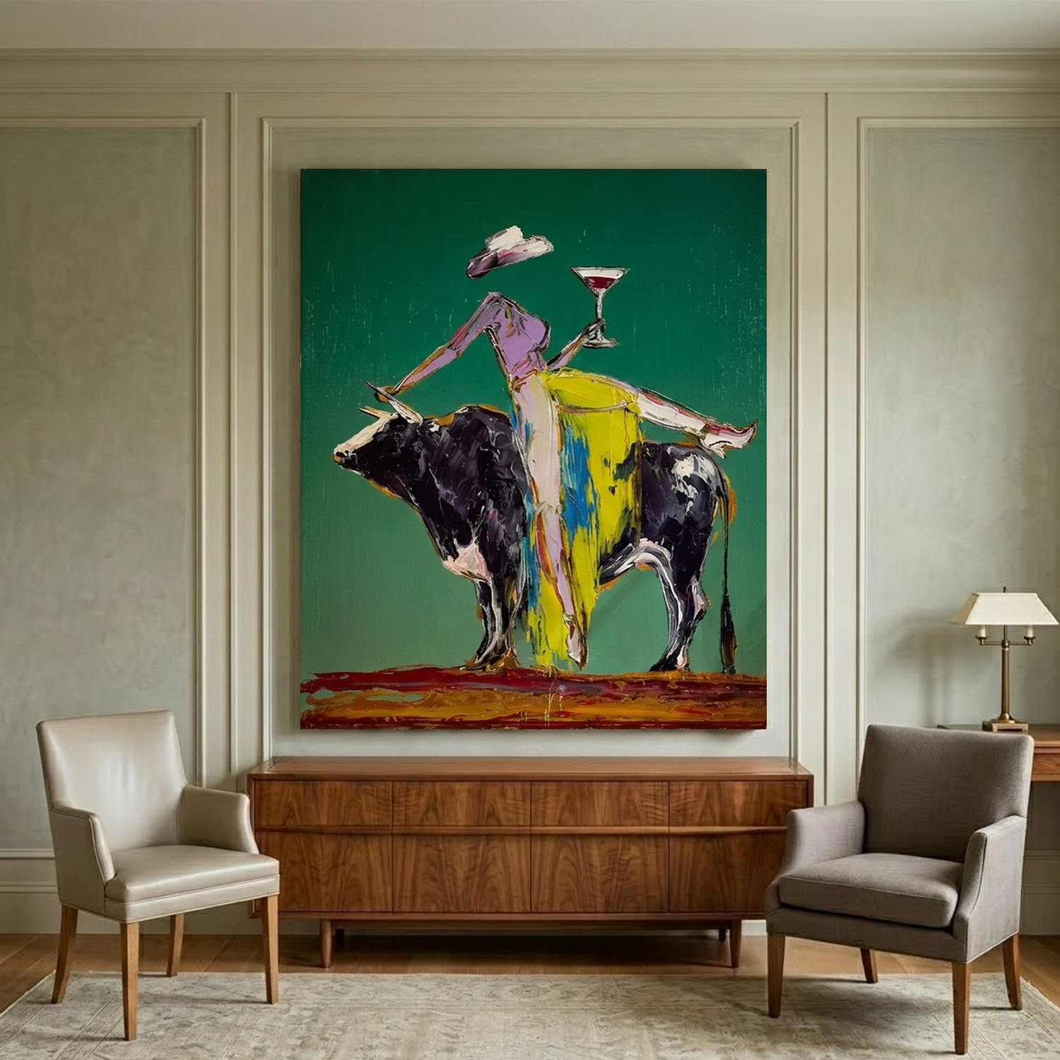 Vintage Americana Art #VT035