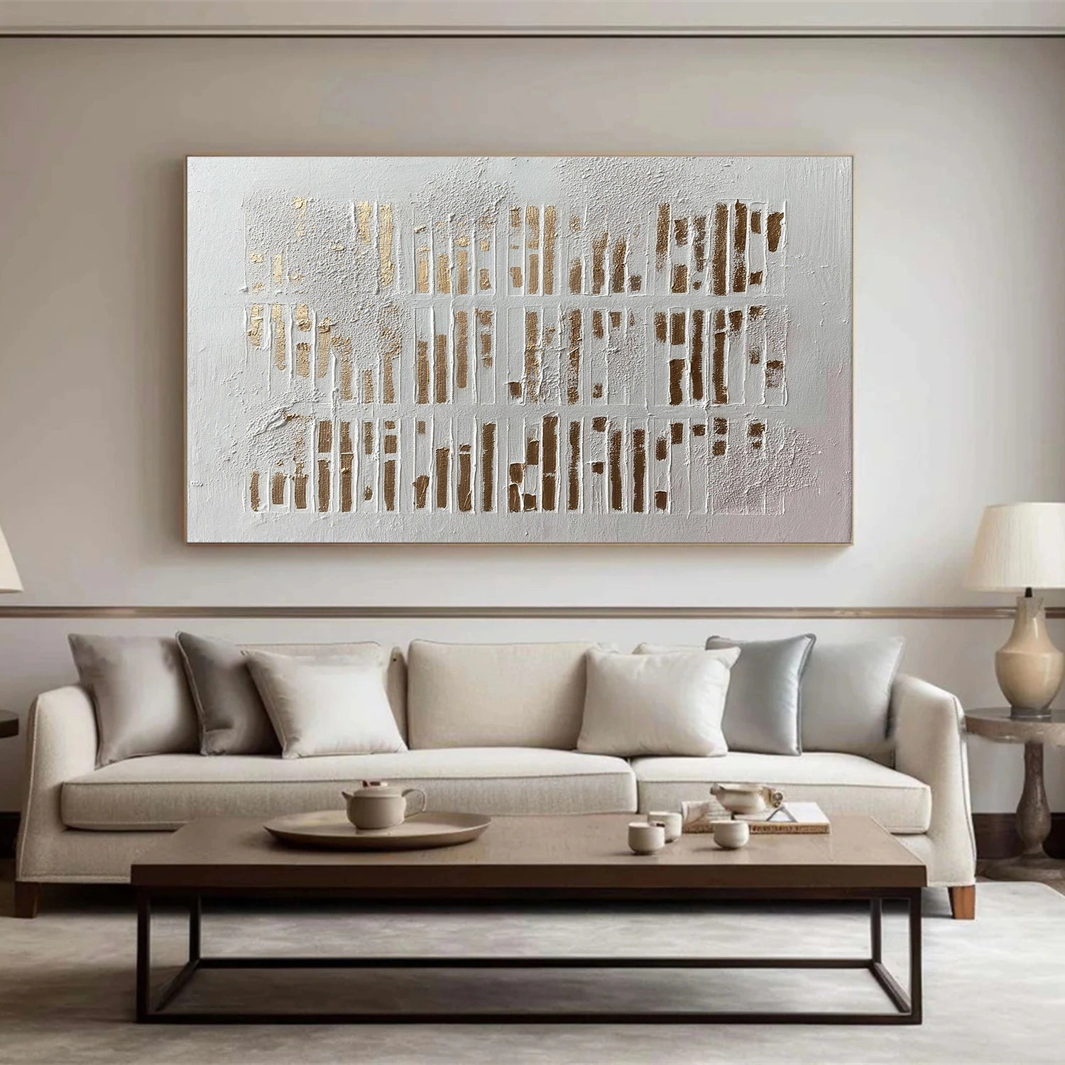 Wabi Sabi Textured Canvas Art #WS100