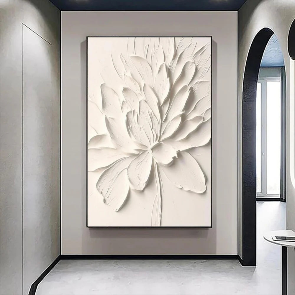 Flower Textured Painting Canvas #FP059