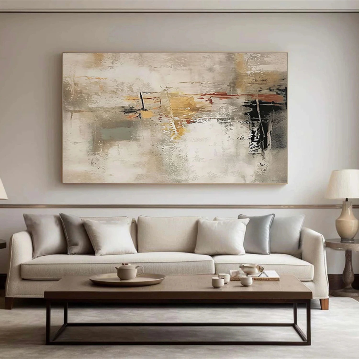 Abstract Canvas Wall Art #AP329