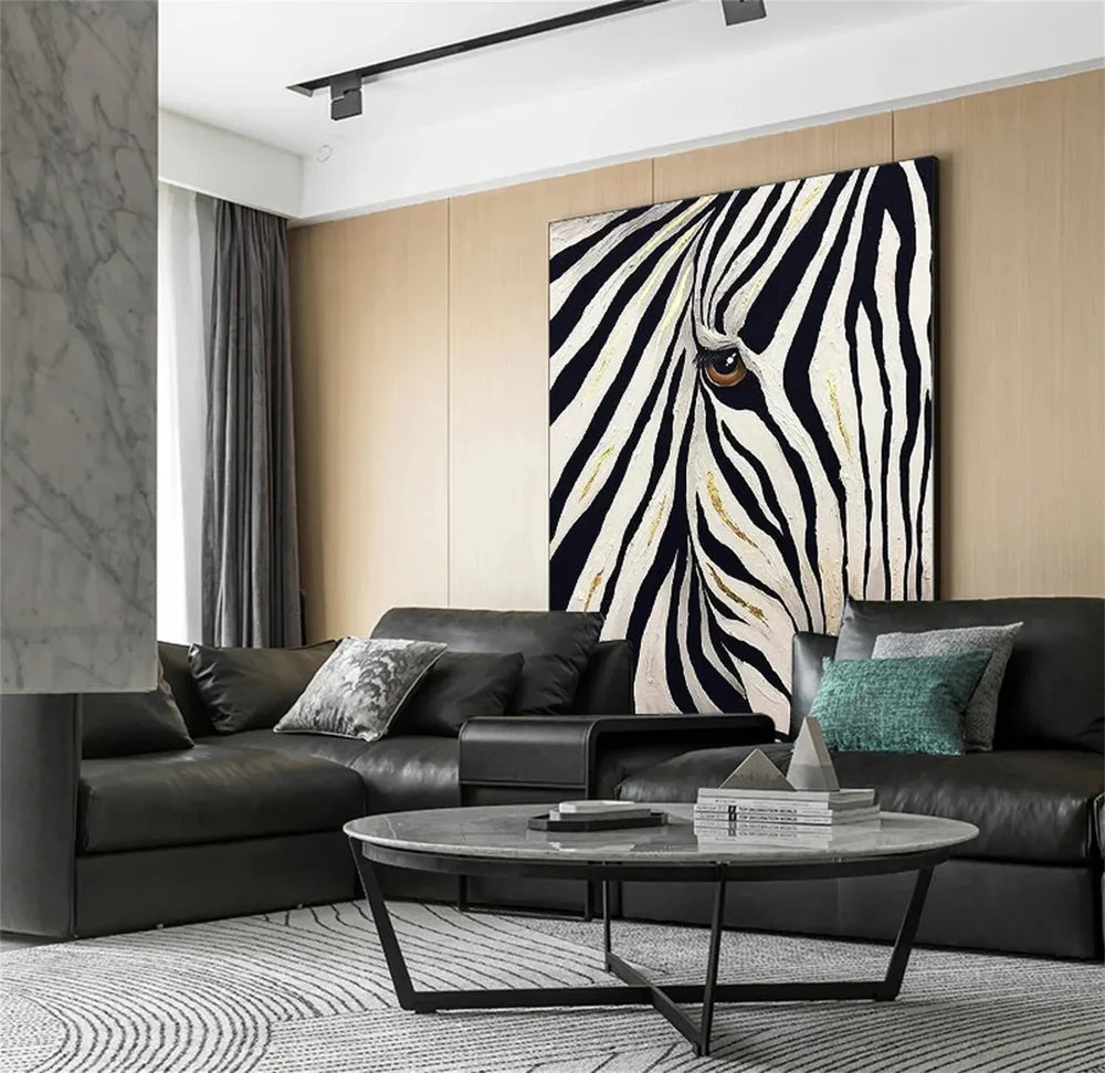 Animal Textured Canvas Art Painting #AC023