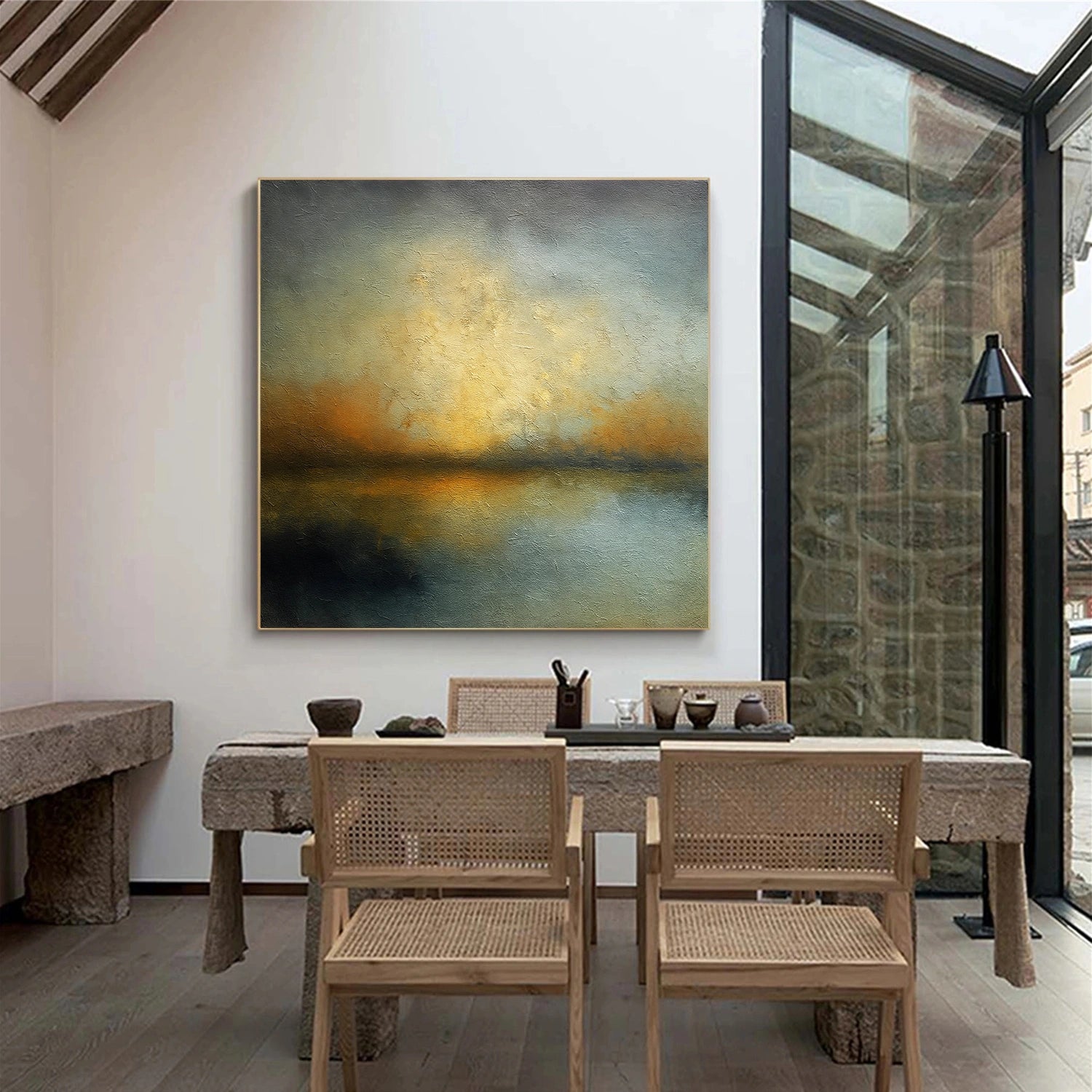 Abstract Canvas Wall Art #AP230