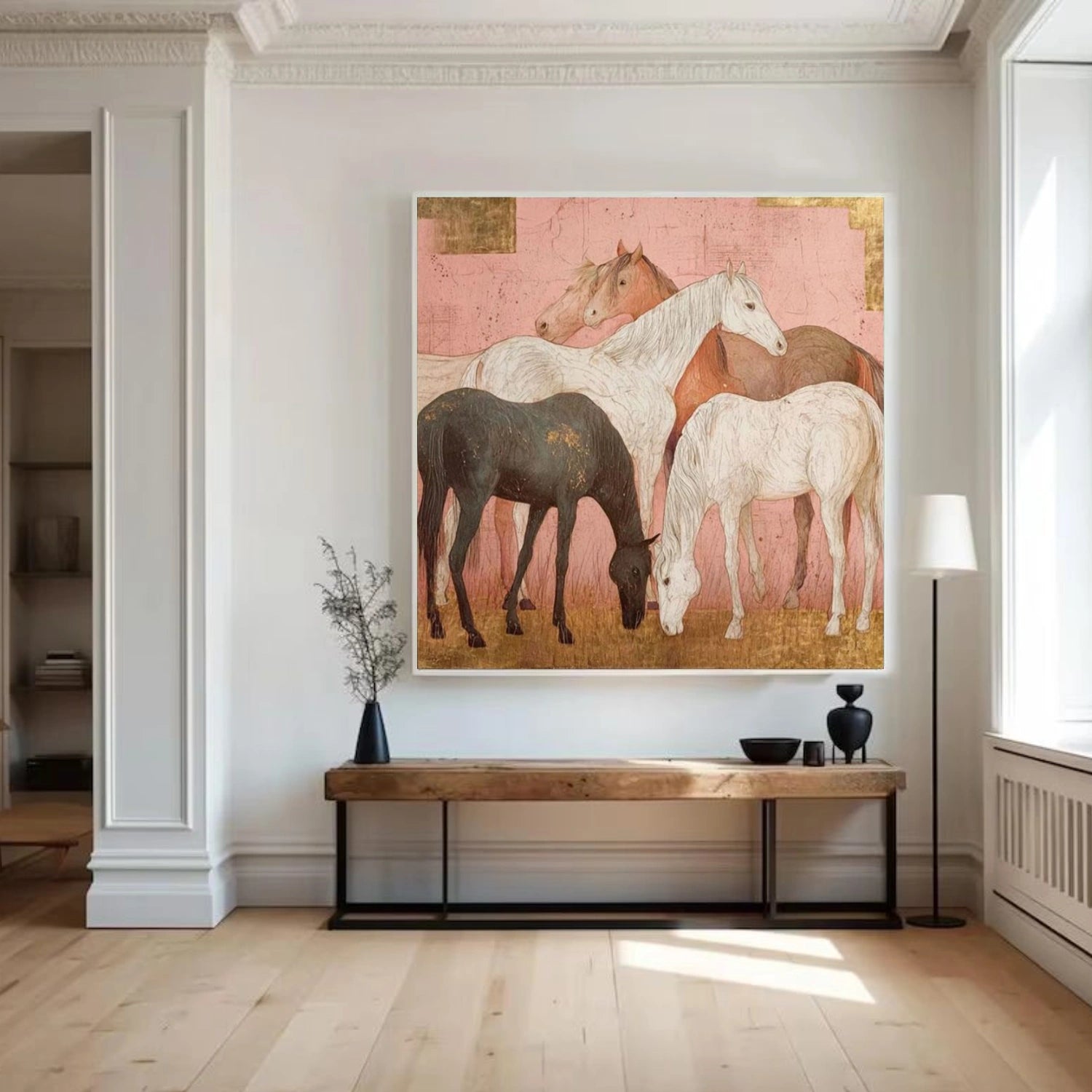 Abstract Animal Horse Wall Art #AC090