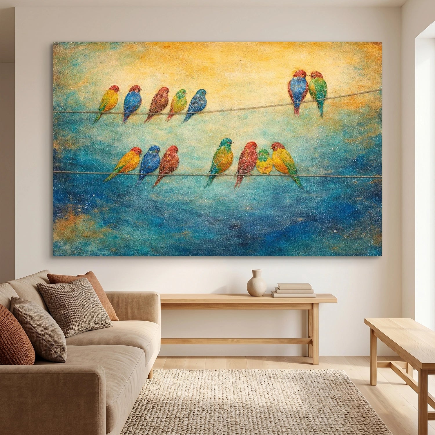 Abstract Animal Bird Wall Art #AC132