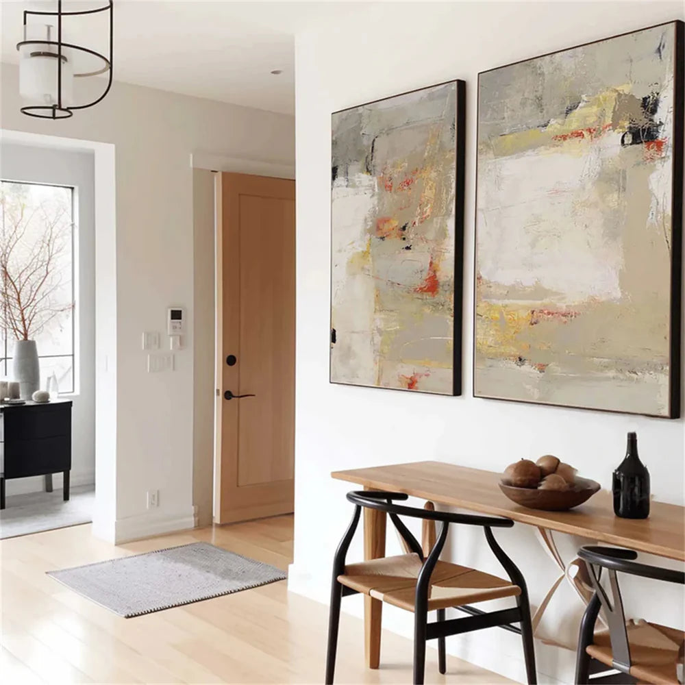 Abstract Painting Canvas Set of 2 #AP130