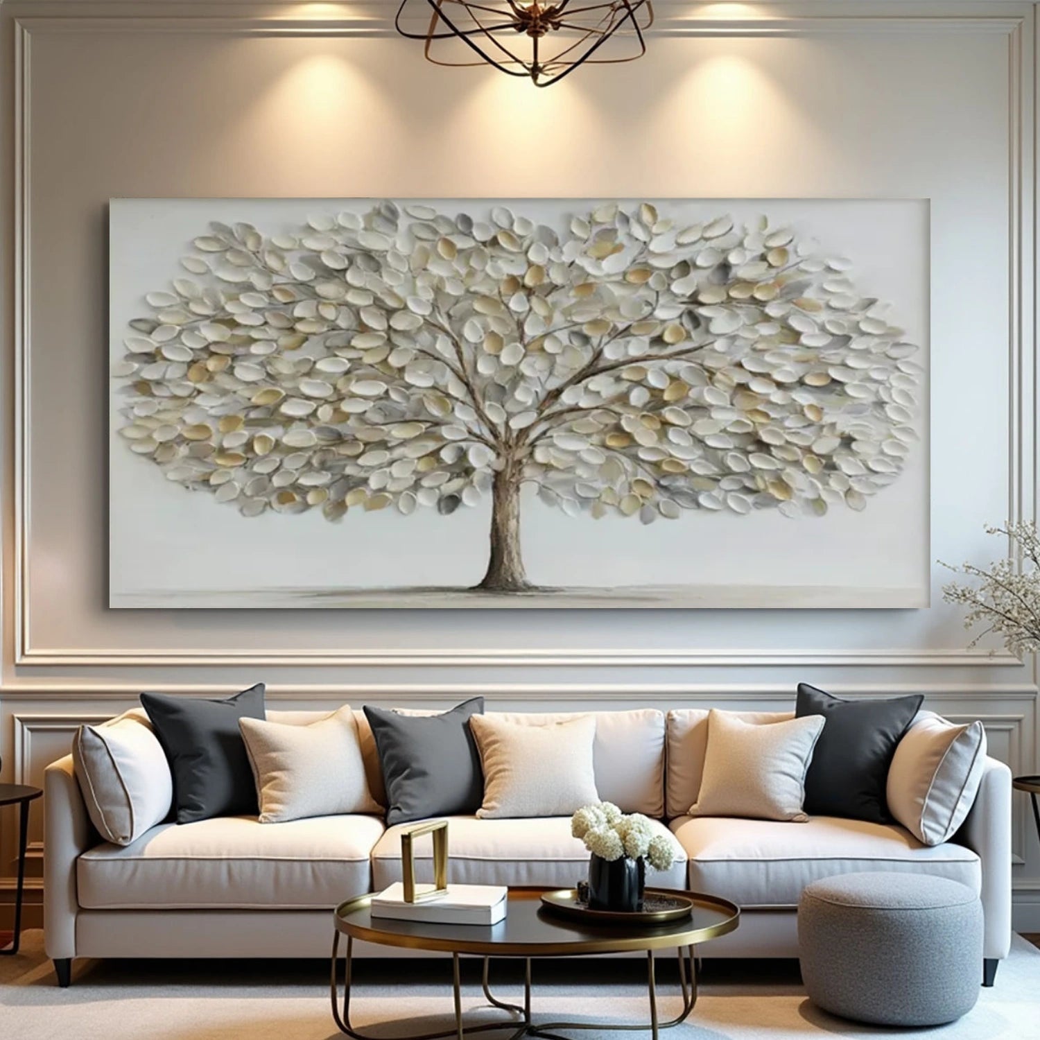 Tree Abstract Textured Wall Art #TP068