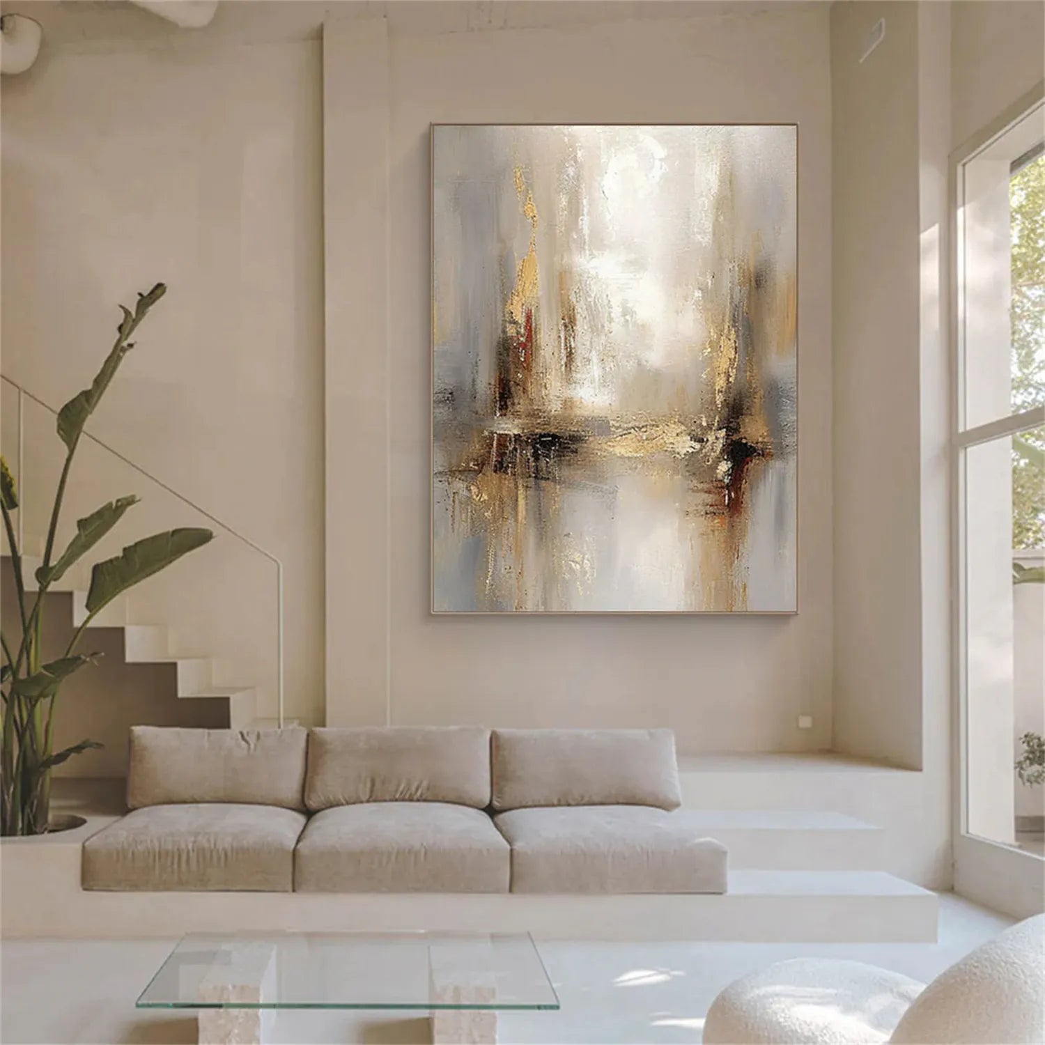 Abstract Painting Canvas #AP027