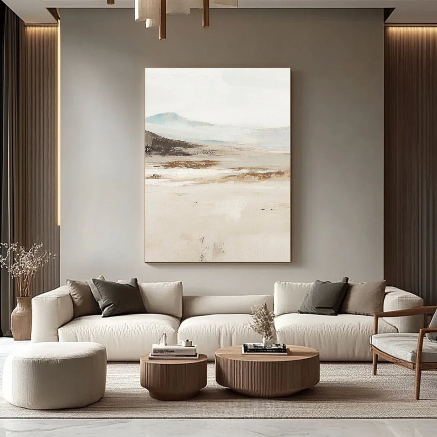 Abstract Mountain Canvas Art #MO033