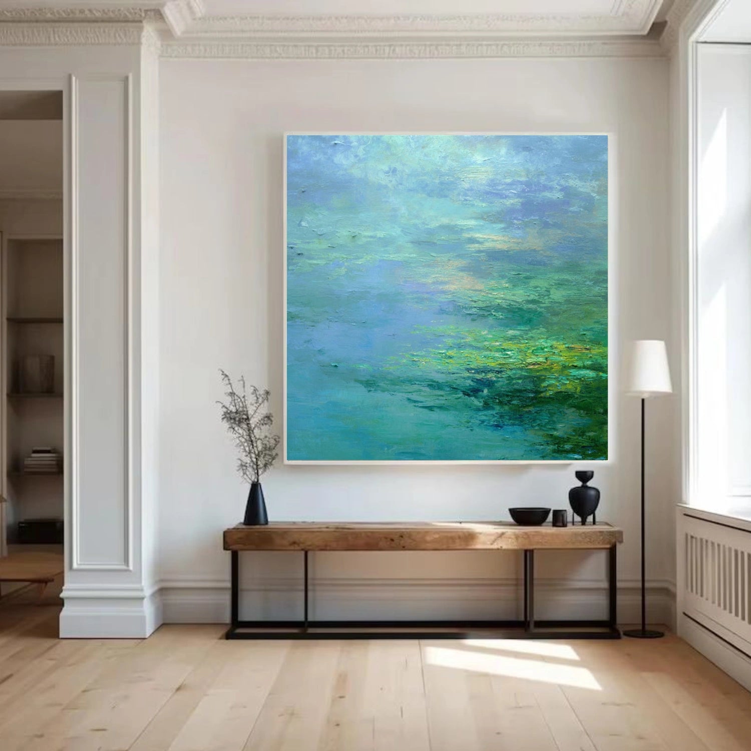 Abstract Canvas Wall Art #AP369