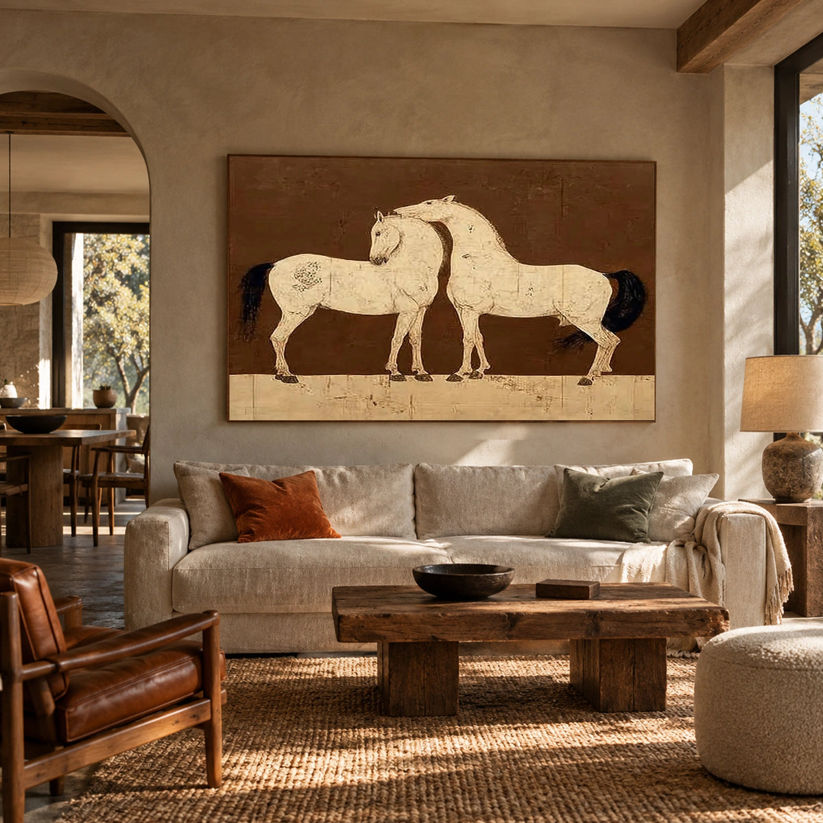 Abstract Animal Horse Wall Art #AC161