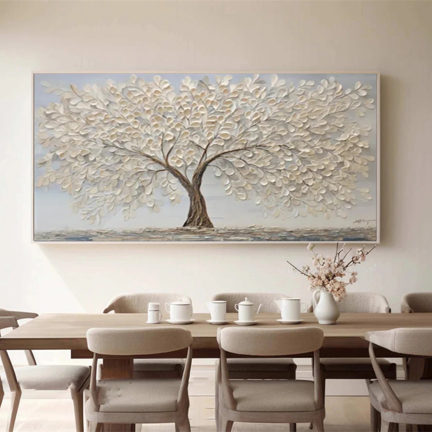 Tree Abstract Textured Wall Art #TP067