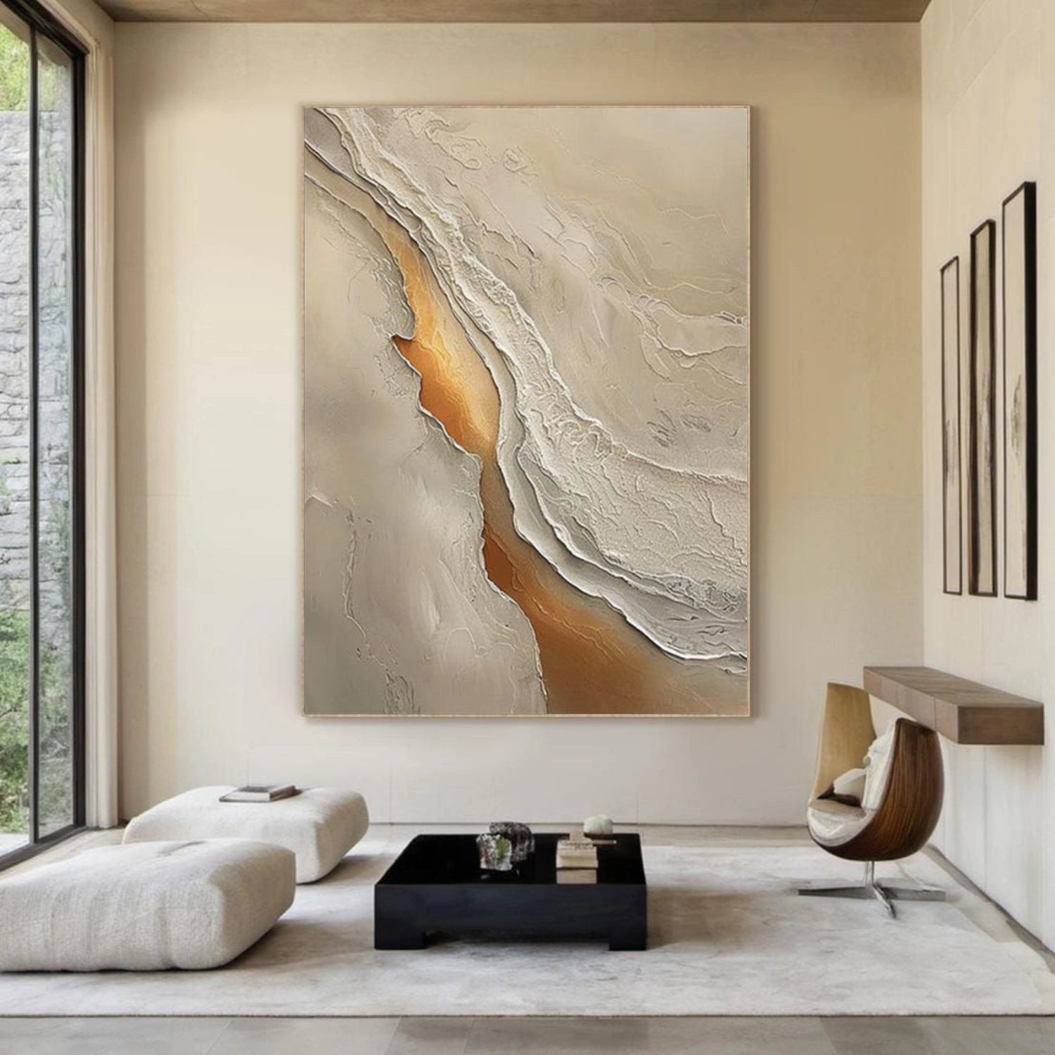 Ocean Abstract Textured Wall Art #OP049