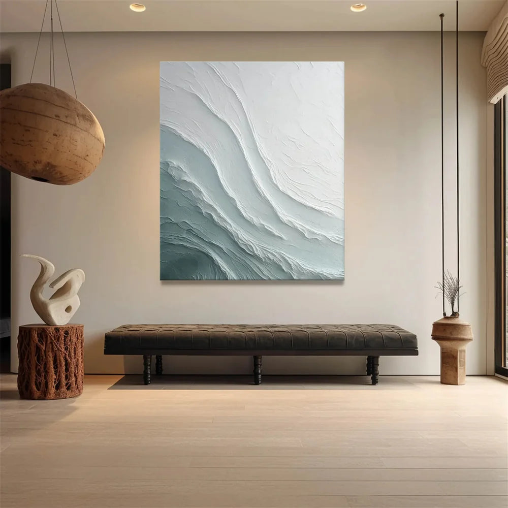 Ocean And Sky Textured Painting Canvas #OS028