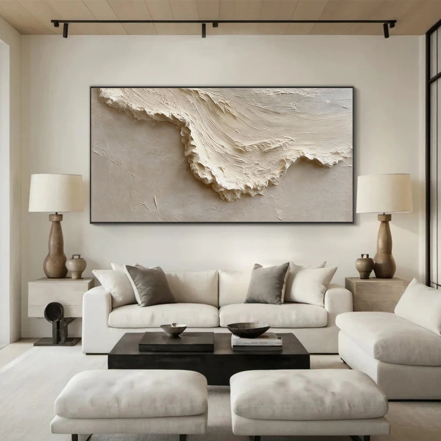 Ocean Abstract Textured Wall Art #OP048