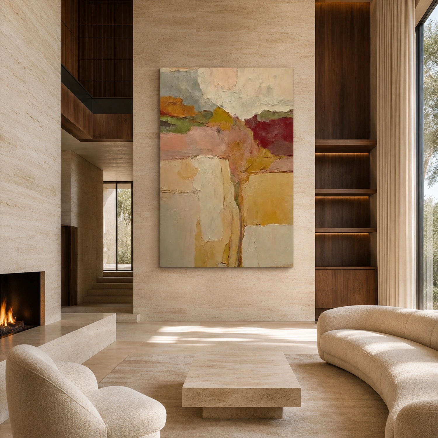 Abstract Textured Wall Art #AT179