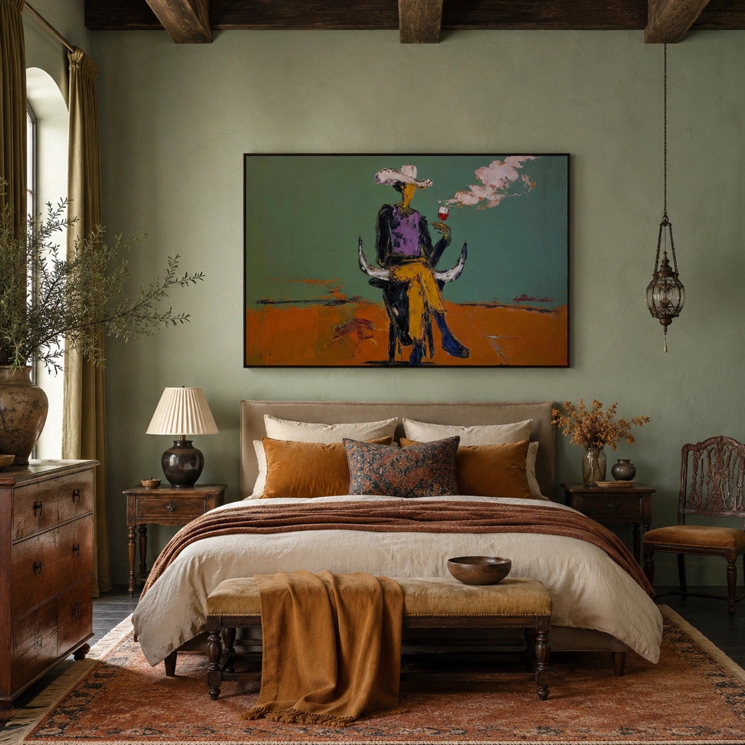 American Western Cowboy Art #VT216