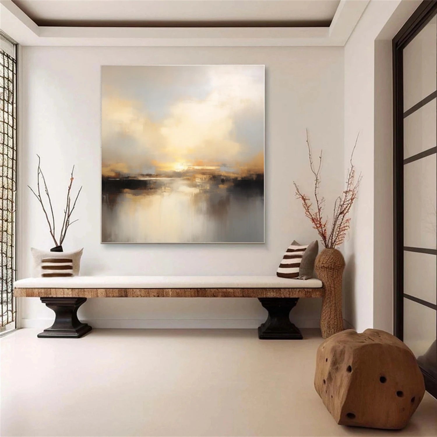 Abstract Canvas Wall Art #AP267