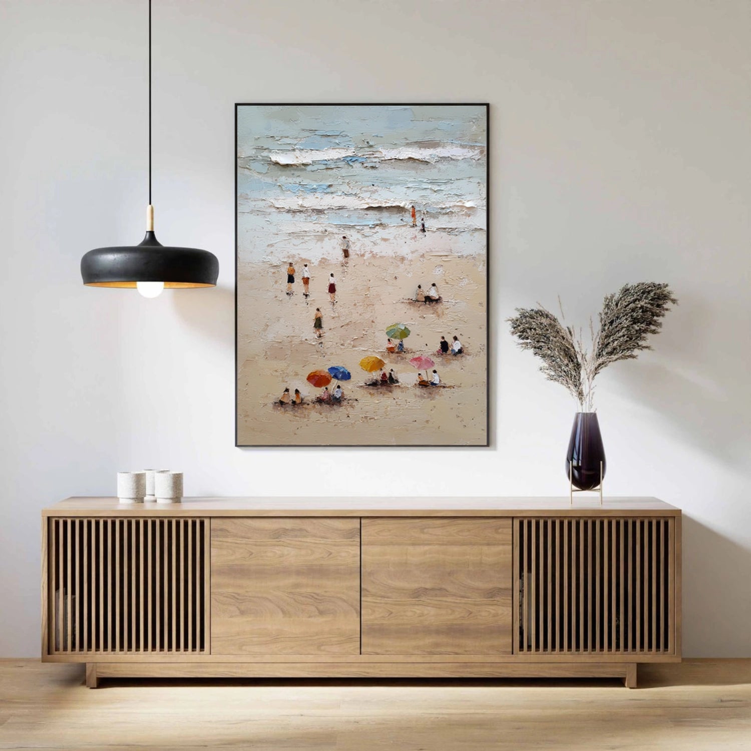 Ocean Abstract Textured Wall Art #OP071