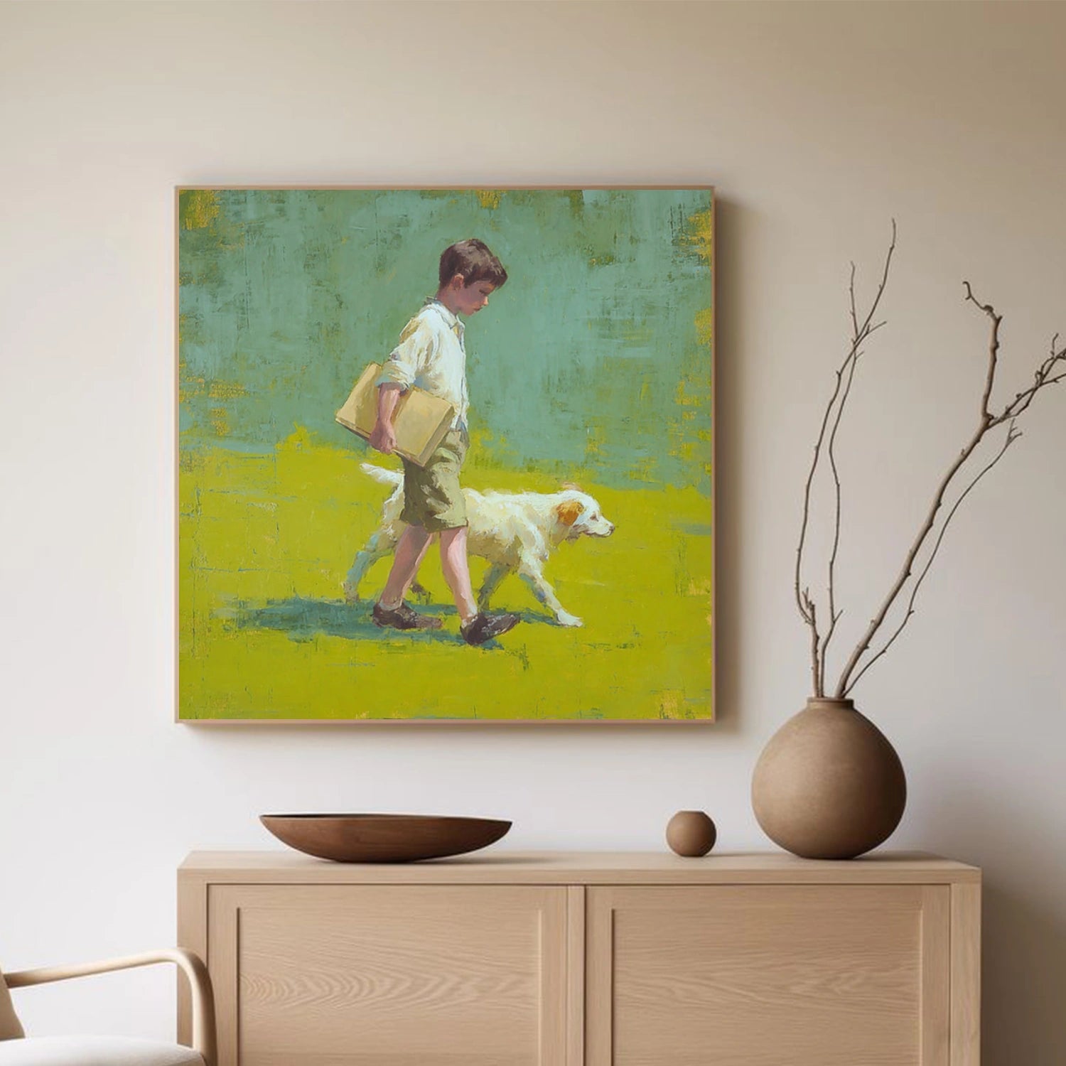 Abstract Portrait Canvas Art #AE108